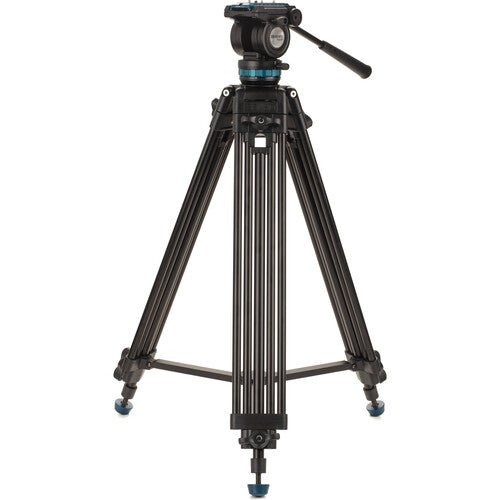 Benro KH25PC Professional Video Tripod with Fluid Head - Lightweight Aluminum Tripod for DSLR Cameras, Perfect for Vlogging, Travel & Outdoor Shooting