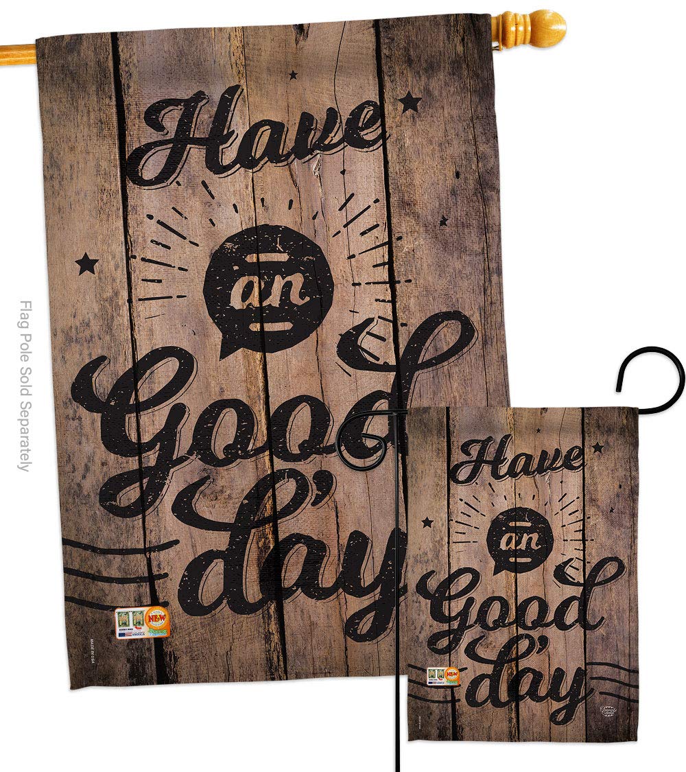 Sweet Life Inspirational Garden House Flag Set - Double-Sided Spiritual Hope Love Wisdom Banner for Yard Decor, Made in USA | Perfect for Front Porch, Patio & Outdoor Positive Vibes Decorations