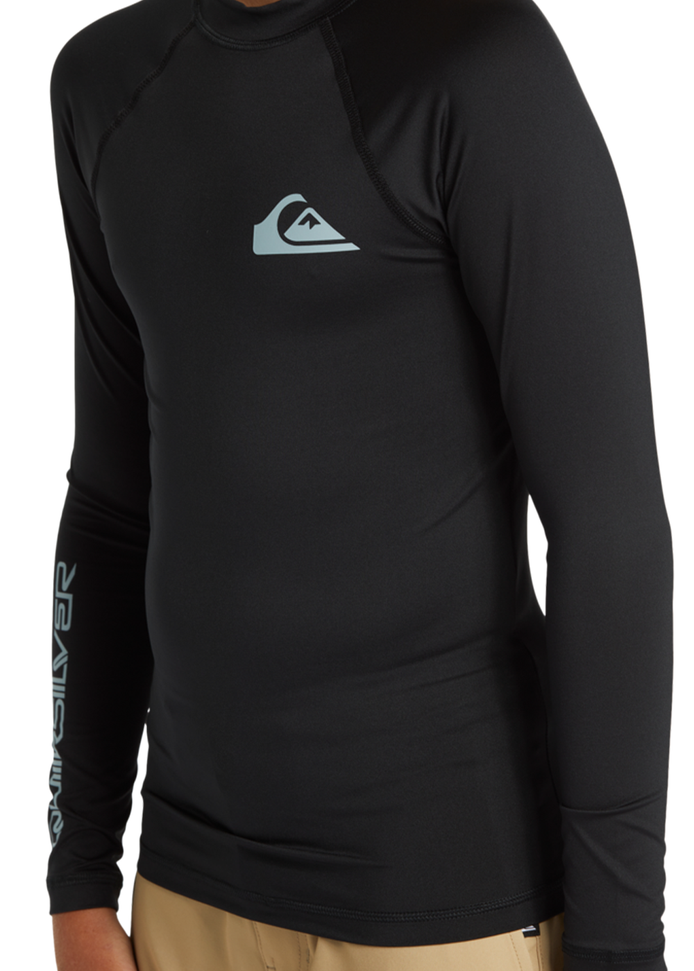 Quiksilver Boys Long Sleeve Rash Guard Shirt - UPF 50+ Sun Protection for Swimming, Surfing & Outdoor Activities