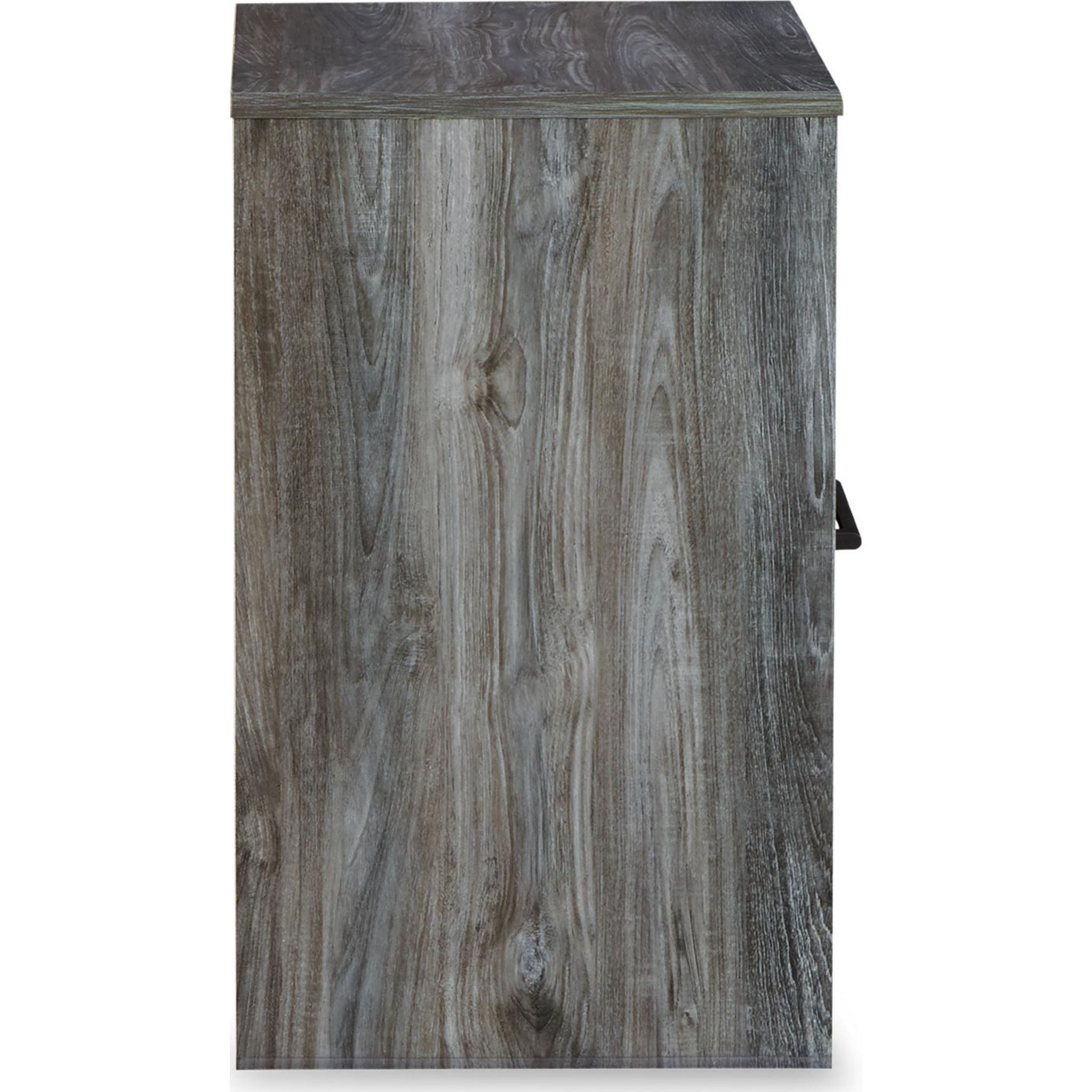 Baystorm Nightstand with Drawer - Modern Gray Bedside Table for Bedroom, Living Room, or Office - Compact Storage Solution for Small Spaces