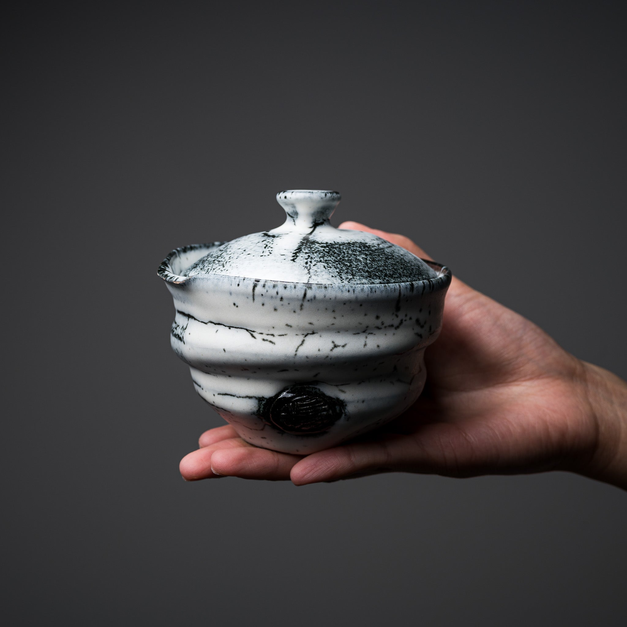 NINSHU Houhin Teapot - Sou Un (Japanese Ceramic Teapot for Premium Tea Brewing) | Perfect for Matcha, Sencha & Gyokuro Tea Ceremonies