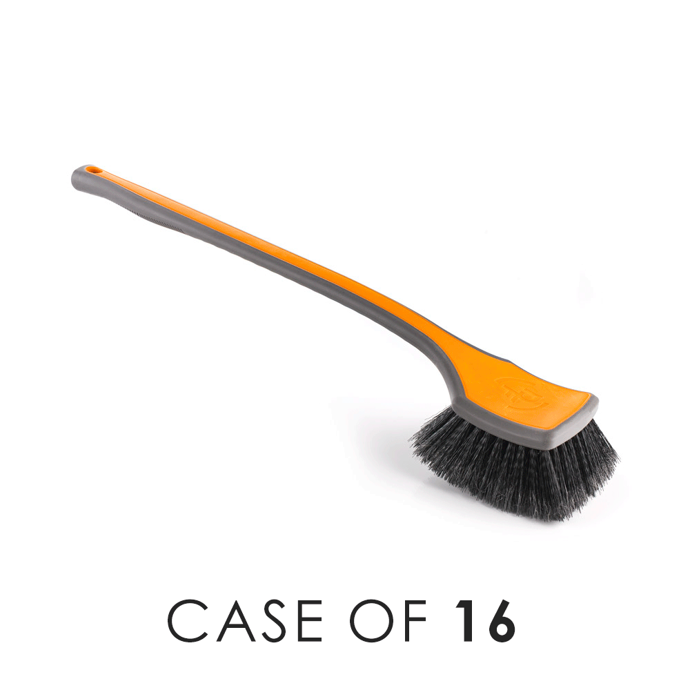 ProGrip Fender Well Brush with Case - Heavy Duty Wheel Well Cleaning Tool for Cars, Trucks & RVs - Perfect for Auto Detailing & Mobile Car Wash Businesses