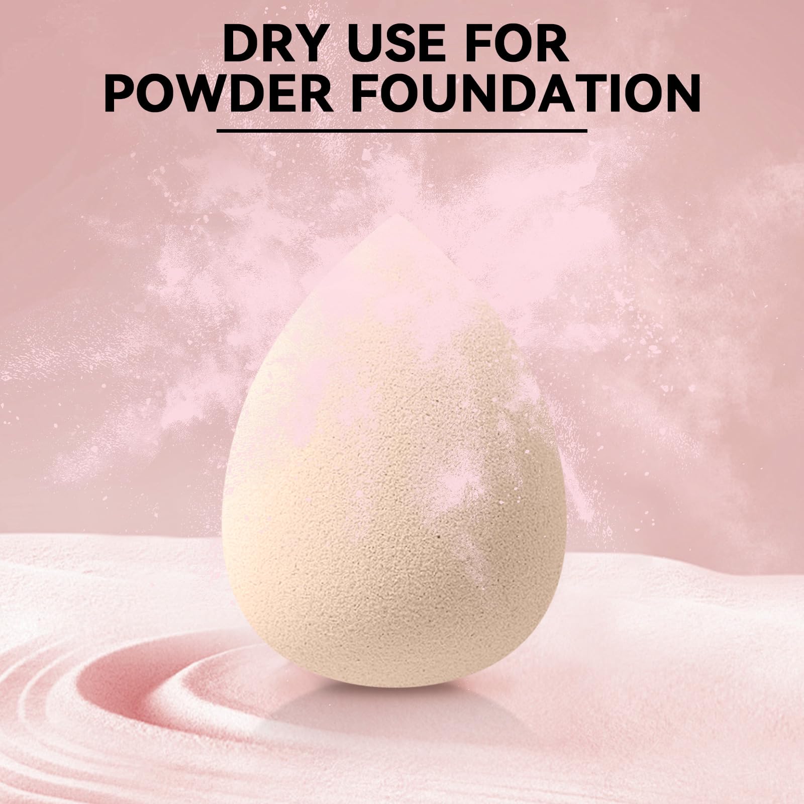 6 PCS Makeup Sponges Set - Latex Free Beauty Blending Sponge for Liquid, Cream & Powder Foundation - Super Soft Makeup Sponge for Flawless Application - Perfect for Daily Makeup & Professional Use