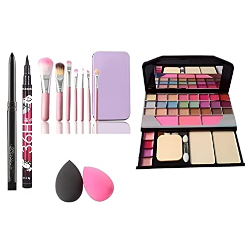MakeupKit_7PBrush_36H_Kajal_Puff