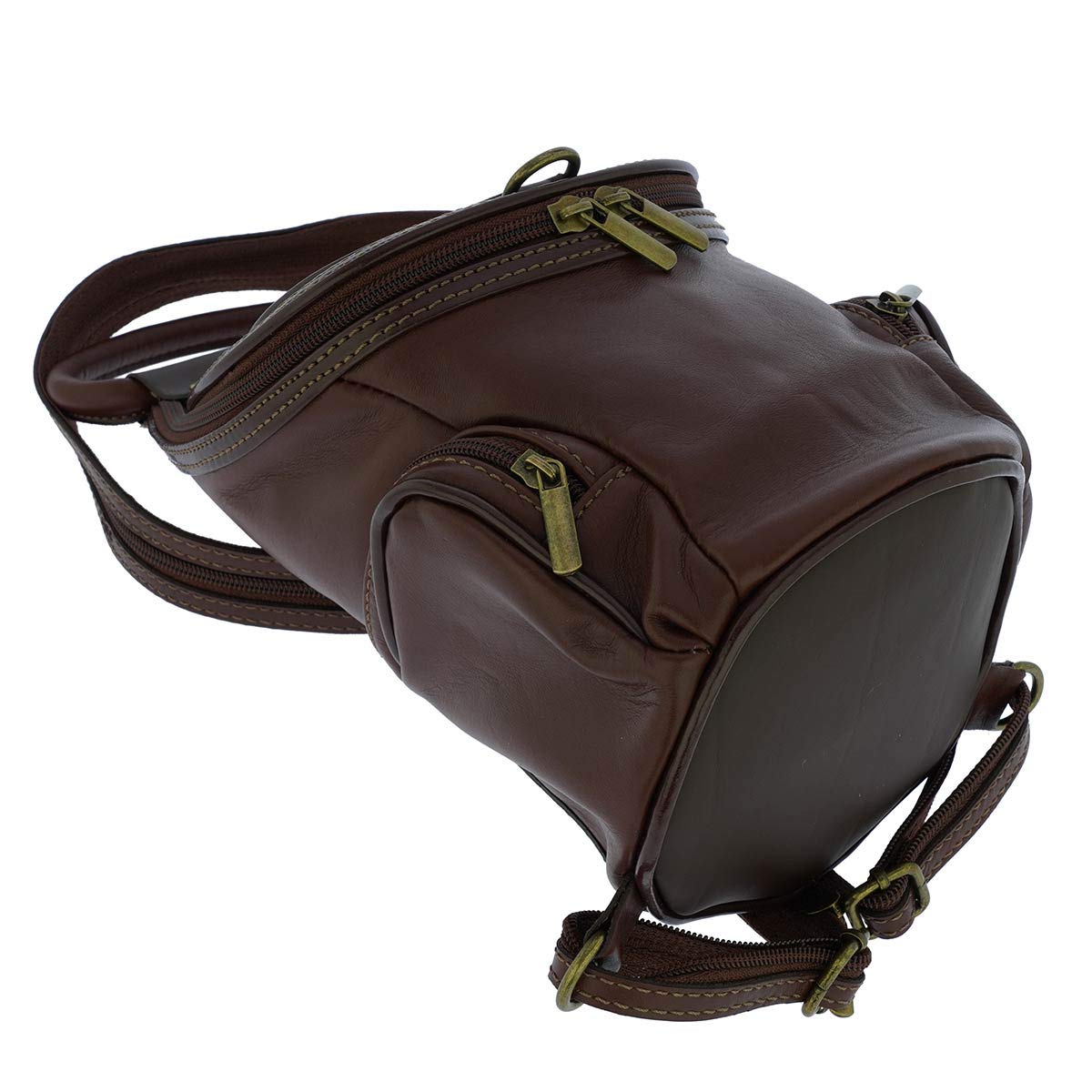 Italian Genuine Leather Women's Top Handle Backpack - Convertible Shoulder Bag & Handbag for Work, Travel & Daily Use