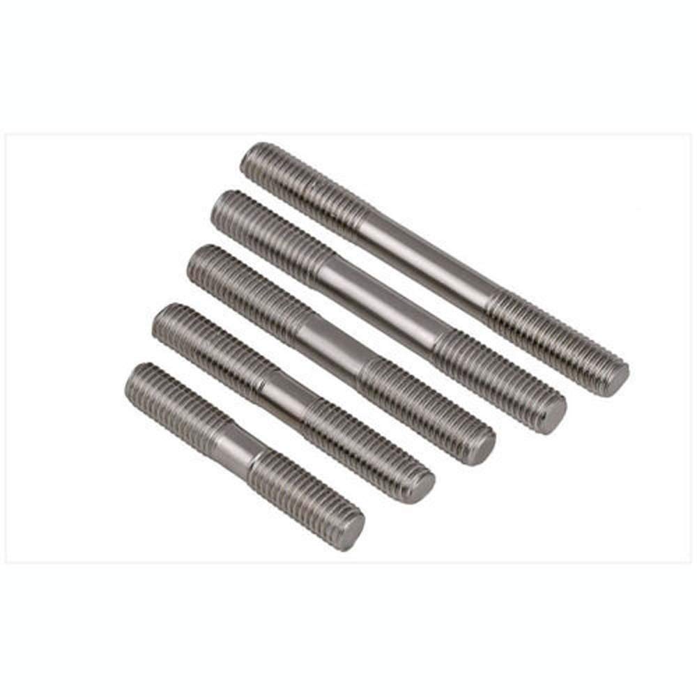 10mm M10 A2 304 Stainless Steel Threaded Stud Bolts (2Pcs) for DIY & Machinery