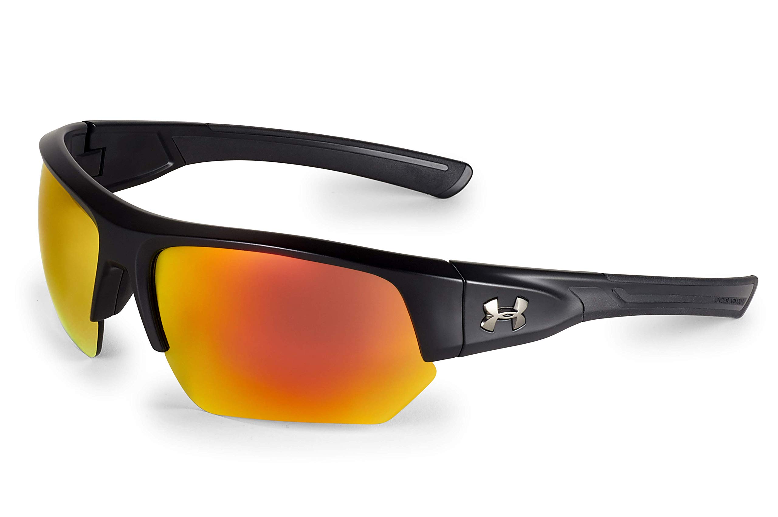Under Armour UA Big Shot Wrap Sunglasses - Polarized Sports Sunglasses for Running, Cycling & Outdoor Activities - UV Protection & Anti-Glare