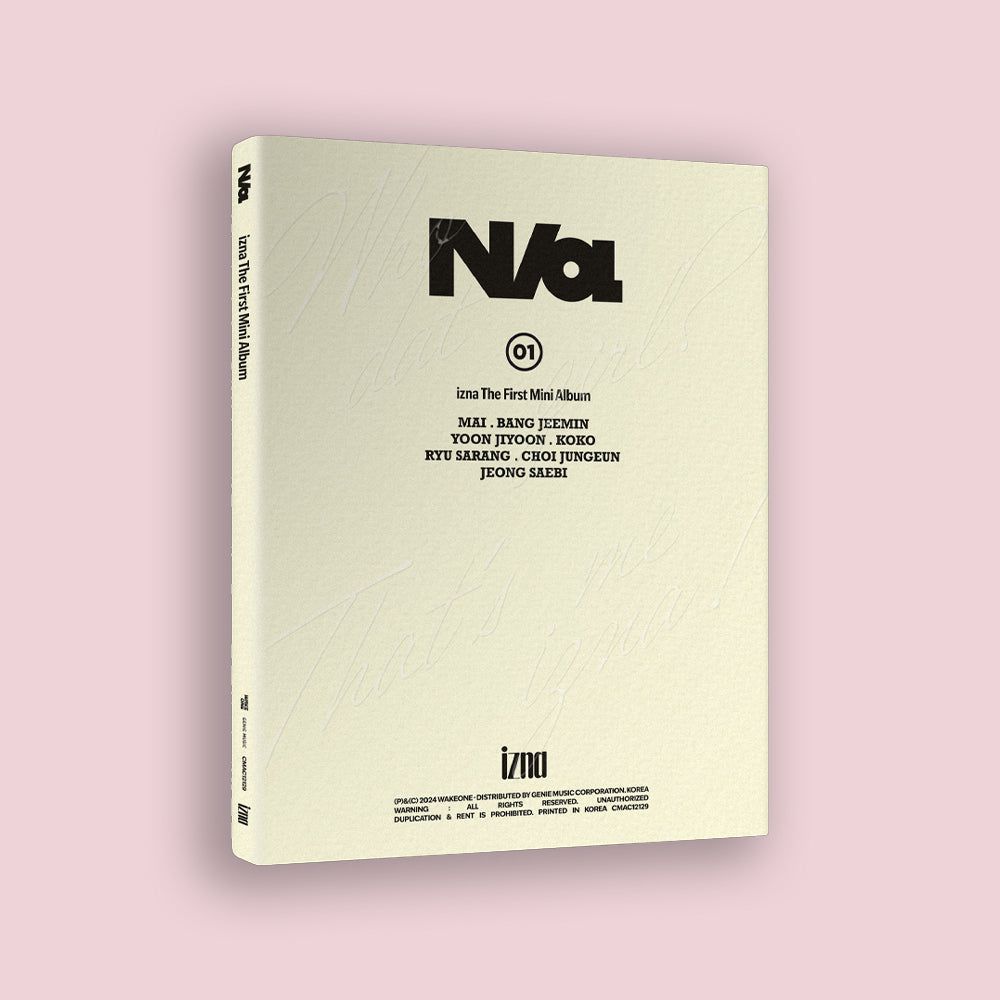 IZNA 1ST MINI ALBUM 'N/A' - K-Pop Collectible CD with Photobook & Poster - Perfect for K-Pop Fans, Music Collectors and Gift Giving