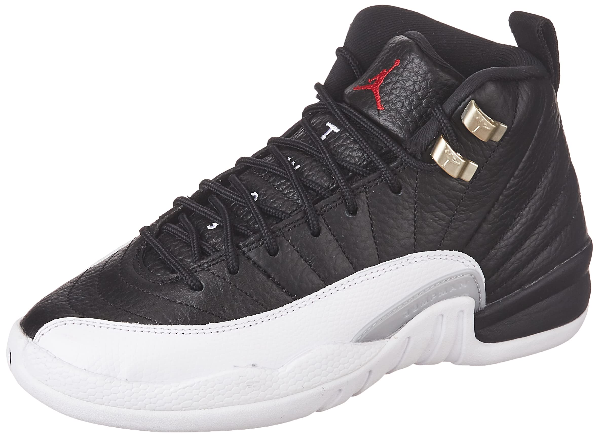 Jordan Youth Air 12 Retro GS 153265 006 Playoffs Basketball Shoes 2022 Edition - Size 4.5Y for Kids - Perfect for School, Sports & Casual Wear