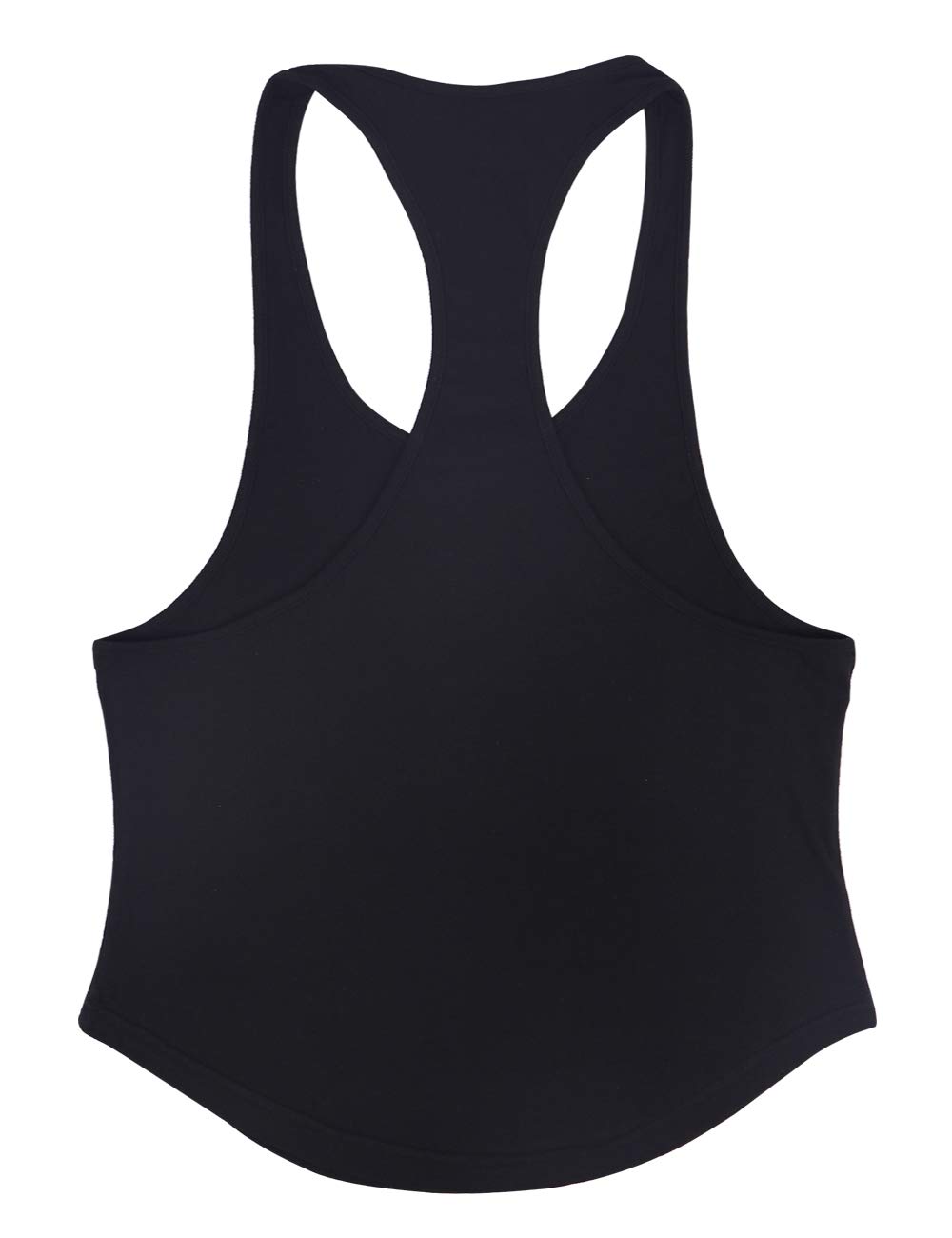 Muscle Alive Men's Fitness Stringer Tank Top - Gym Workout Bodybuilding Shirt for Training & Exercise - Perfect for Weightlifting, Running & Outdoor Sports