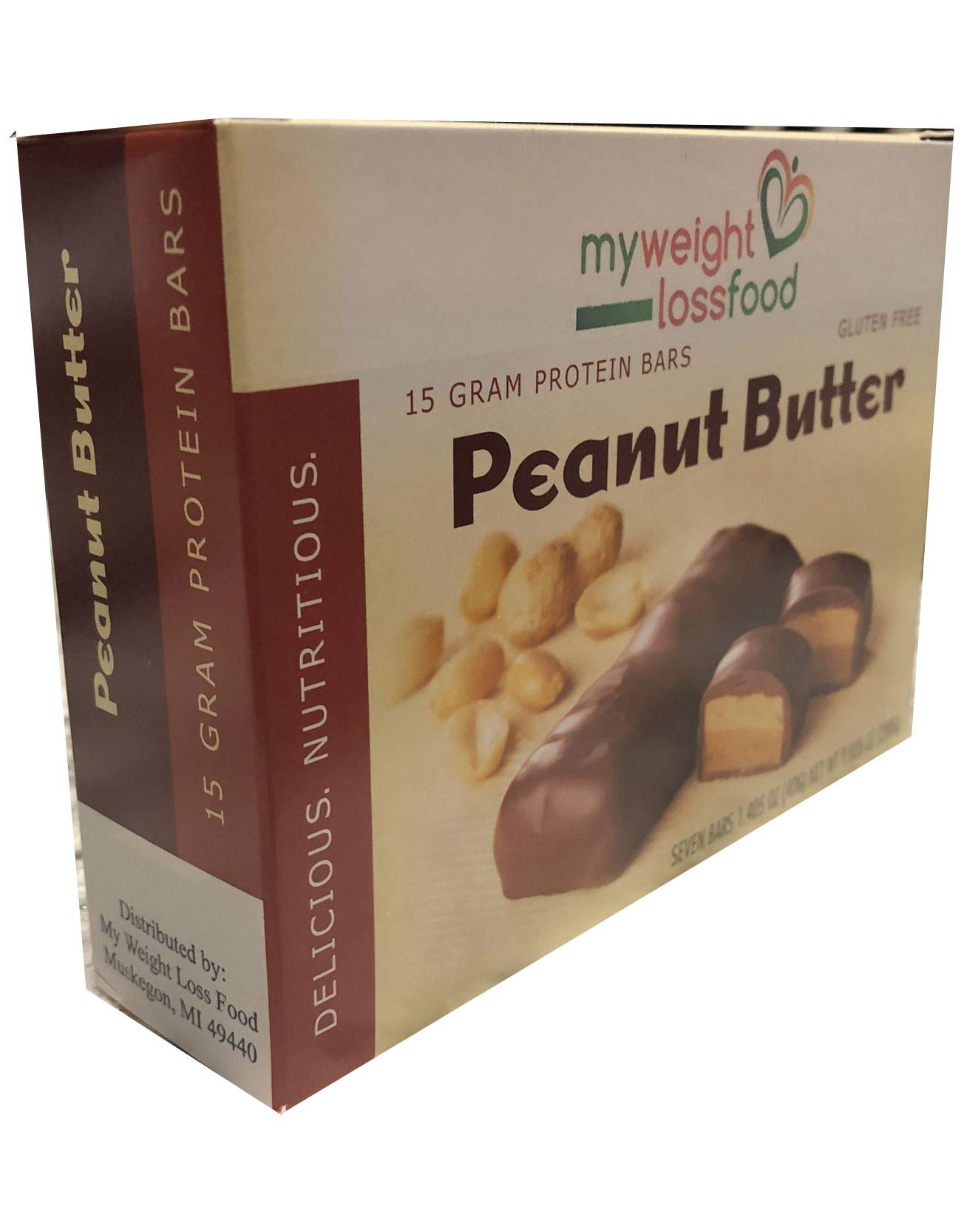 High Protein Peanut Butter Bars - Keto Friendly, Low Sugar, Gluten Free Snacks for Energy & Muscle Recovery - Perfect for Gym, Hiking & On-the-Go Nutrition