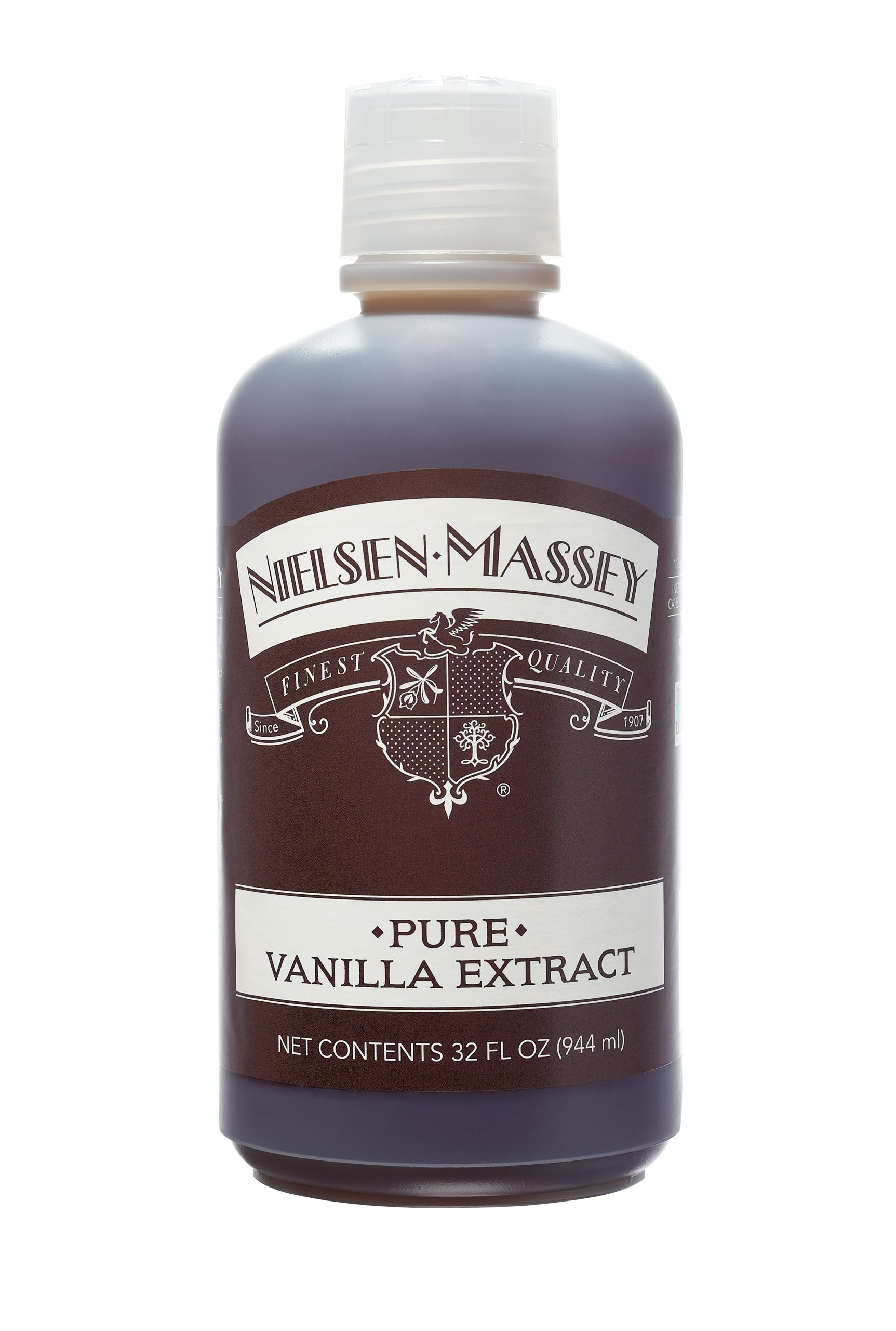 Nielsen-Massey Pure Vanilla Extract - 32oz Premium Baking & Cooking Vanilla Flavoring | Perfect for Cakes, Cookies, Ice Cream & Desserts
