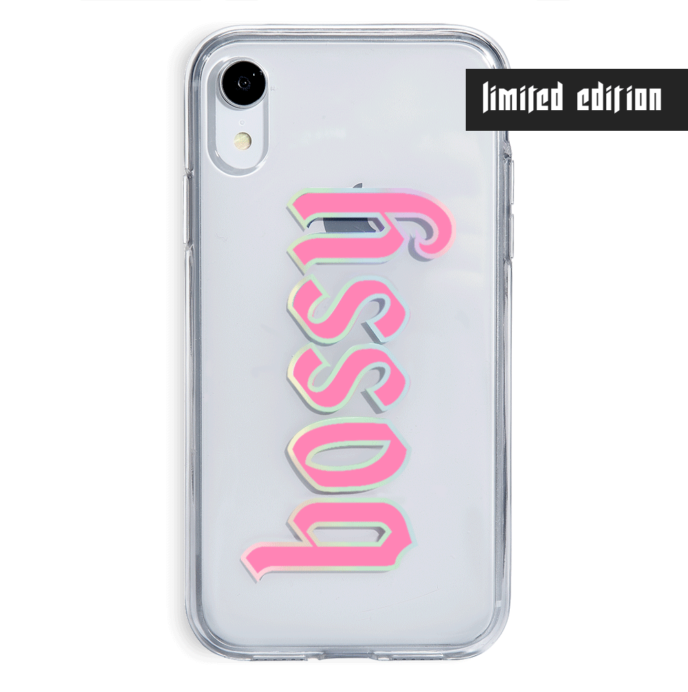 Bossy Clear iPhone Case - Ultra Slim Protective Cover for iPhone [Model] | Shatterproof & Scratch-Resistant | Perfect for Everyday Use, Travel & Work