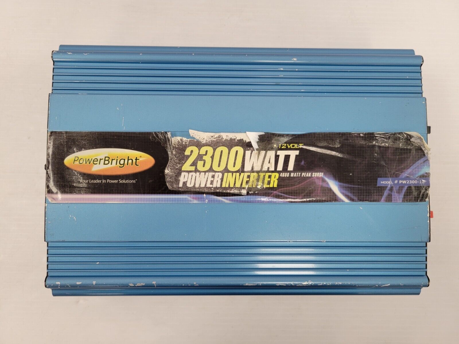 Power Bright PW2300 12V DC to 110V AC Power Inverter - 2300W Continuous/4600W Peak - for Cars, Trucks, RVs & Outdoor Power Needs