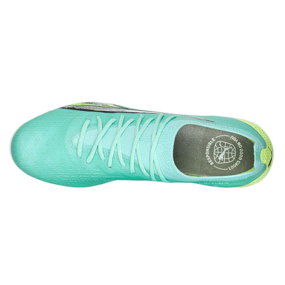 PUMA Women's Ultra Ultimate Firm Ground Soccer Cleats - Green, Size 9 M - Lightweight Football Shoes for Firm Ground & Turf - Perfect for Training & Matches