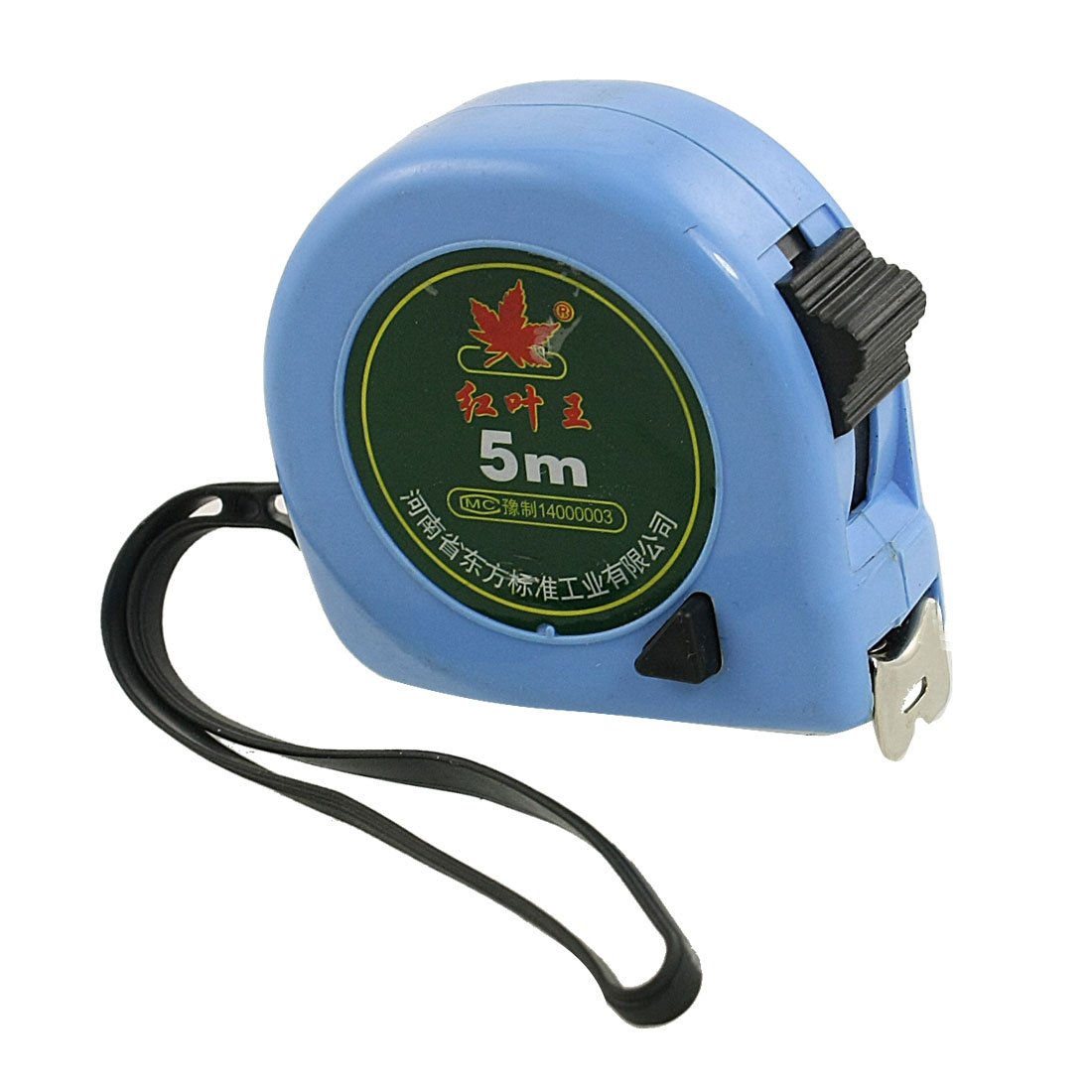 IIVVERR 16ft/5M Flexible Steel Measuring Tape with Belt Clip - Dual Scale Metric & Imperial, Retractable Tape Measure for Construction, Tailoring, DIY Projects - Blue