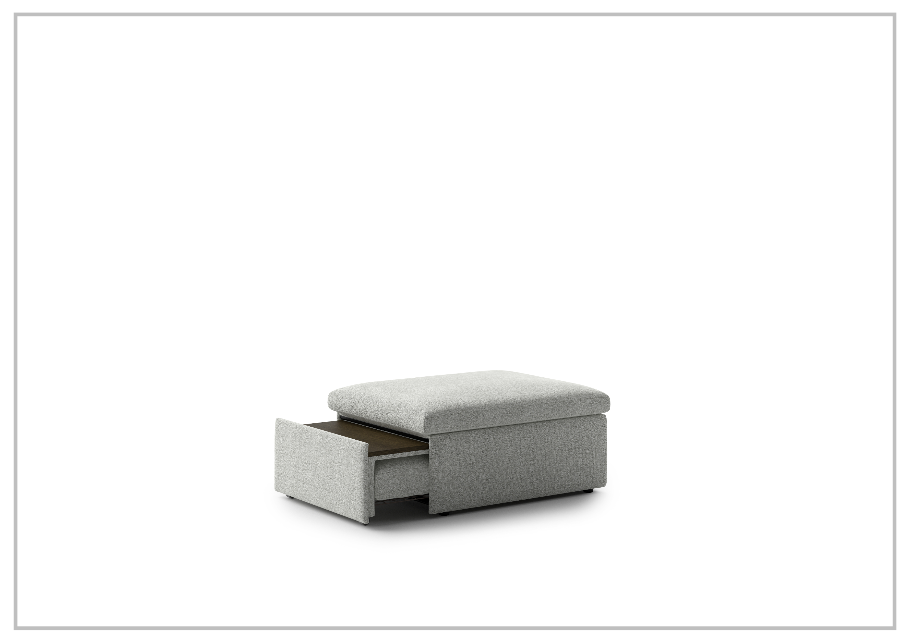 Luonto Otto Cot Size Sleeper Ottoman with Storage Drawer - Convertible Daybed for Guest Room, Nursery & Small Space Living - Perfect for Apartments, Dorms & Home Offices