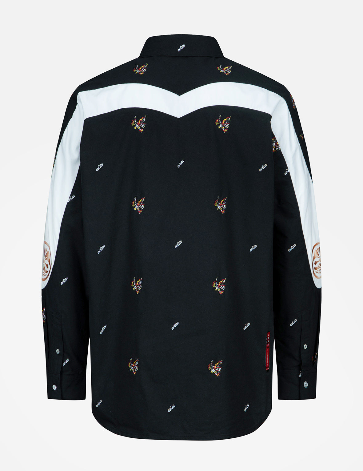 Eagle & Logo Embroidered Shirt for Men - Stylish Casual & Streetwear Fashion - Perfect for Outdoors, Parties, and Everyday Wear