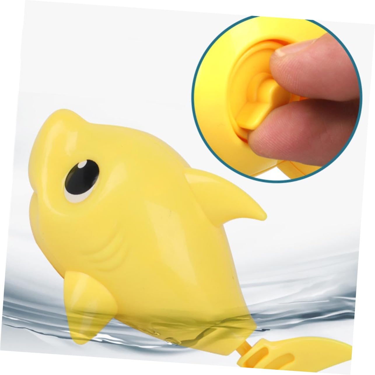 HEMOTON 6-Piece Wind-Up Bath Toys for Babies - Colorful Swimming Fish Bathtub Toys for Toddlers | Fun Bathtime Play & Early Learning Water Activity