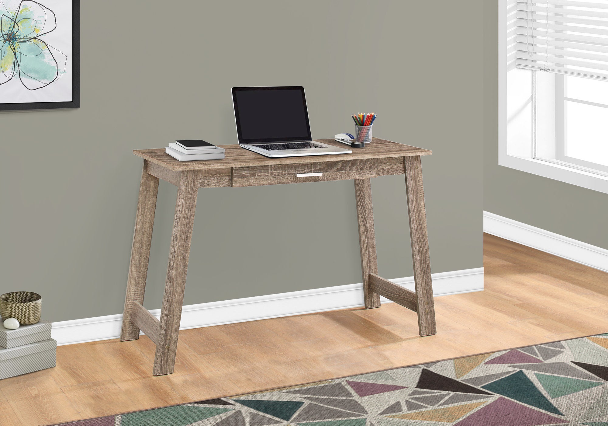 42L Dark Taupe Office Series Storage Drawer - Perfect for Home Office, Study, or Workspace Organization