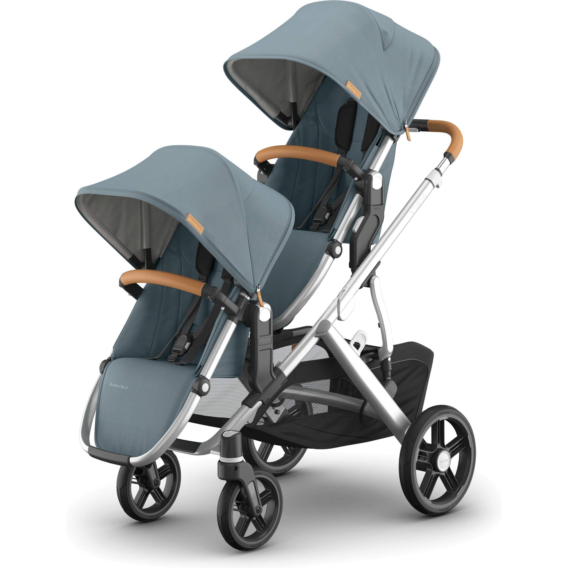 UPPAbaby Vista RumbleSeat V3 - Double Stroller Seat Attachment for Twins & Siblings | Compatible with Vista Strollers | Perfect for Shopping, Travel & Daily Walks