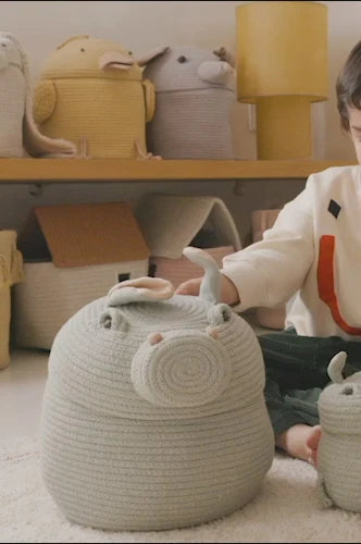 Stylish Decorative Animal Baskets for Home Storage & Organization - Perfect for Nursery, Bathroom, and Living Room Decor
