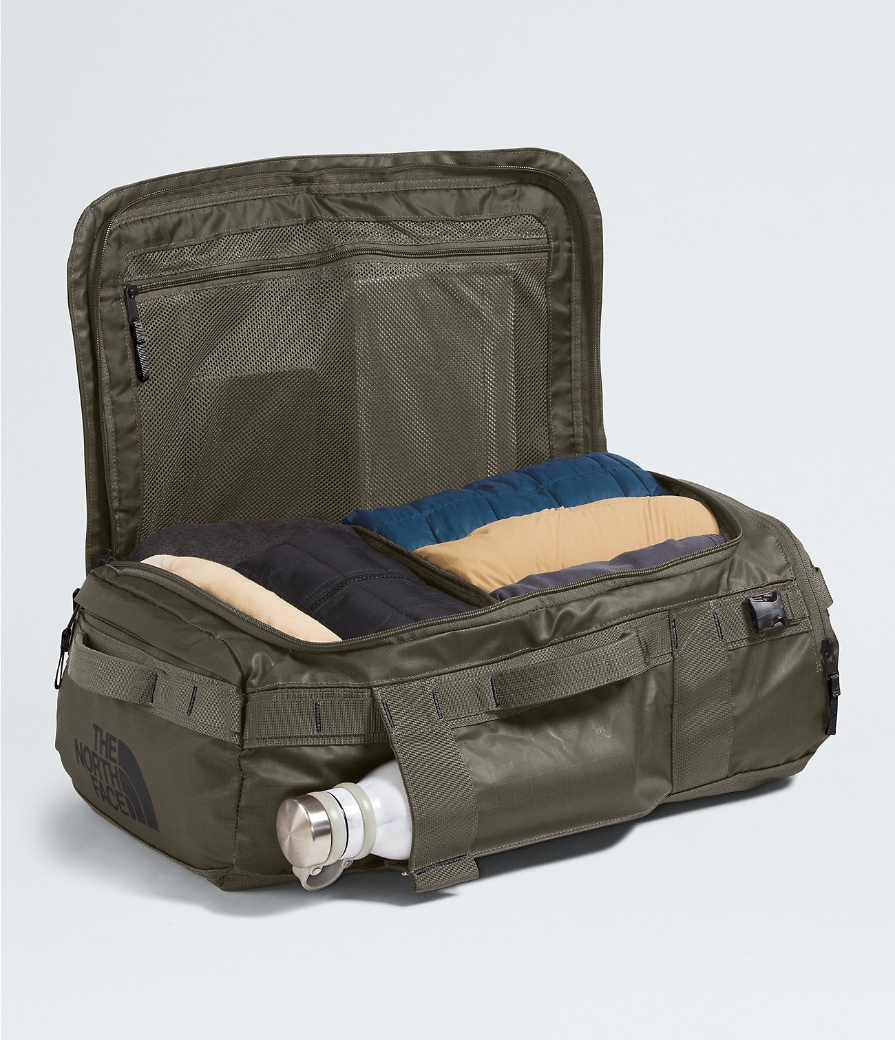 The North Face Base Camp Voyager Duffel 32L - Waterproof Travel Duffel Bag for Camping, Hiking & Outdoor Adventures - Durable Gear for Men & Women