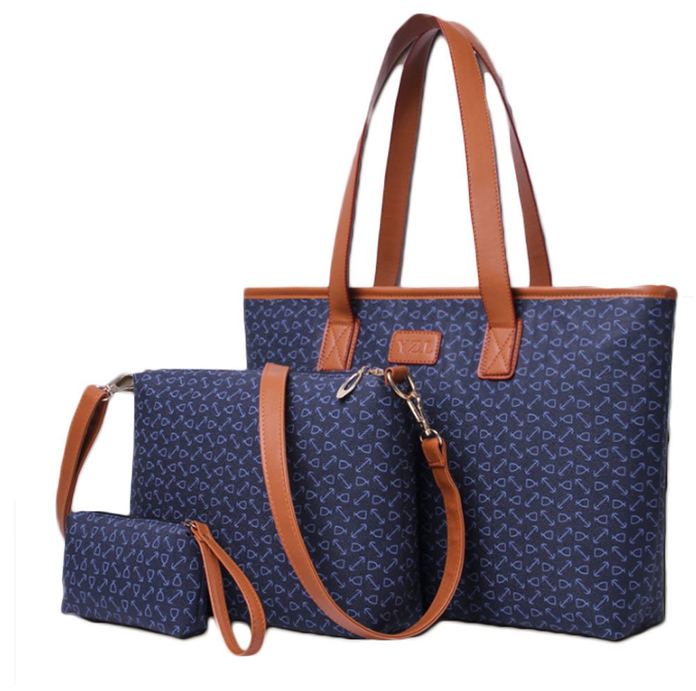 King Ma Women's 3-Piece Professional Handbag Set - Stylish Shoulder Bag, Crossbody Purse & Spacious Tote for Work, Office & Business Travel | Perfect for Corporate Women, Commuters & Daily Use