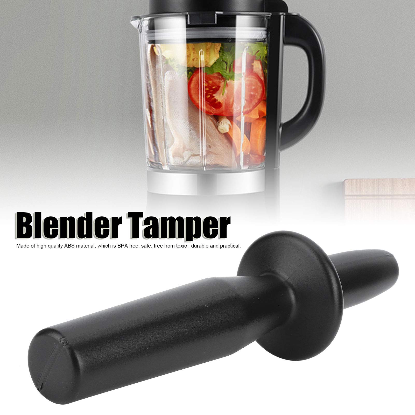 ABS Blender Tamper Stick Replacement - Compatible with 64oz & 40oz Countertop Blenders | Durable Blender Plunger Tool for Smoothies, Shakes & Food Prep | Perfect for Vitamix, Ninja & KitchenAid Blenders