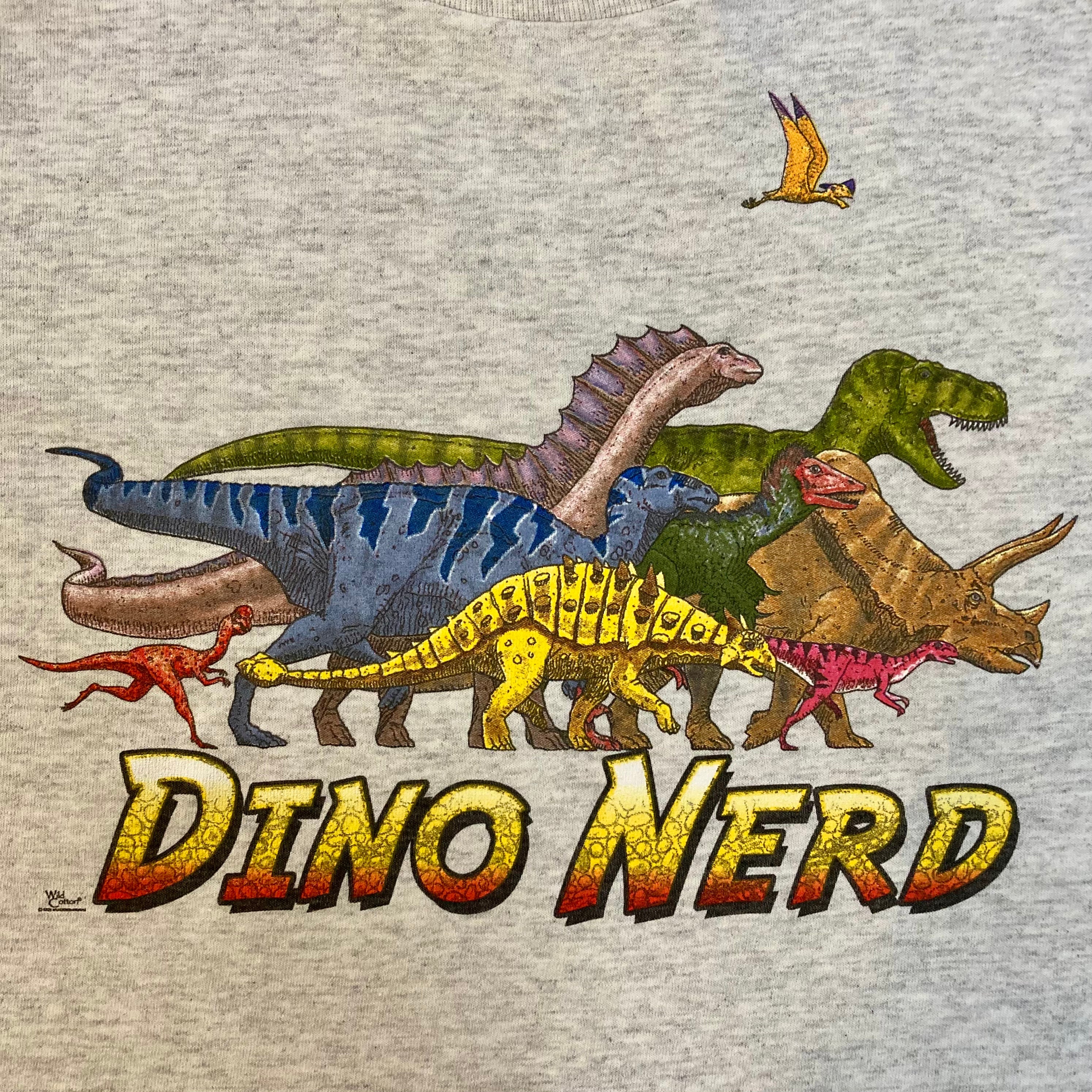 Dino Nerd T-Shirt for Kids - Cool Dinosaur Graphic Tee for Boys & Girls - Perfect for School, Playdates & Jurassic Themed Parties