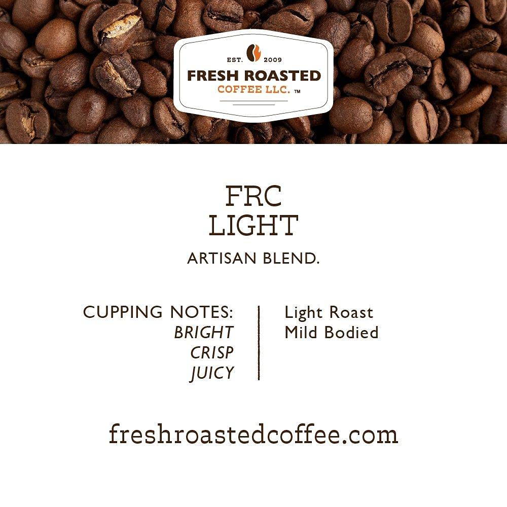Fresh Roasted Coffee - FRC Light Roast Blend, Kosher Certified, Pre-Ground Fractional Packs (2.25oz, 96 Count) - Perfect for Offices, Cafes & Home Brewing