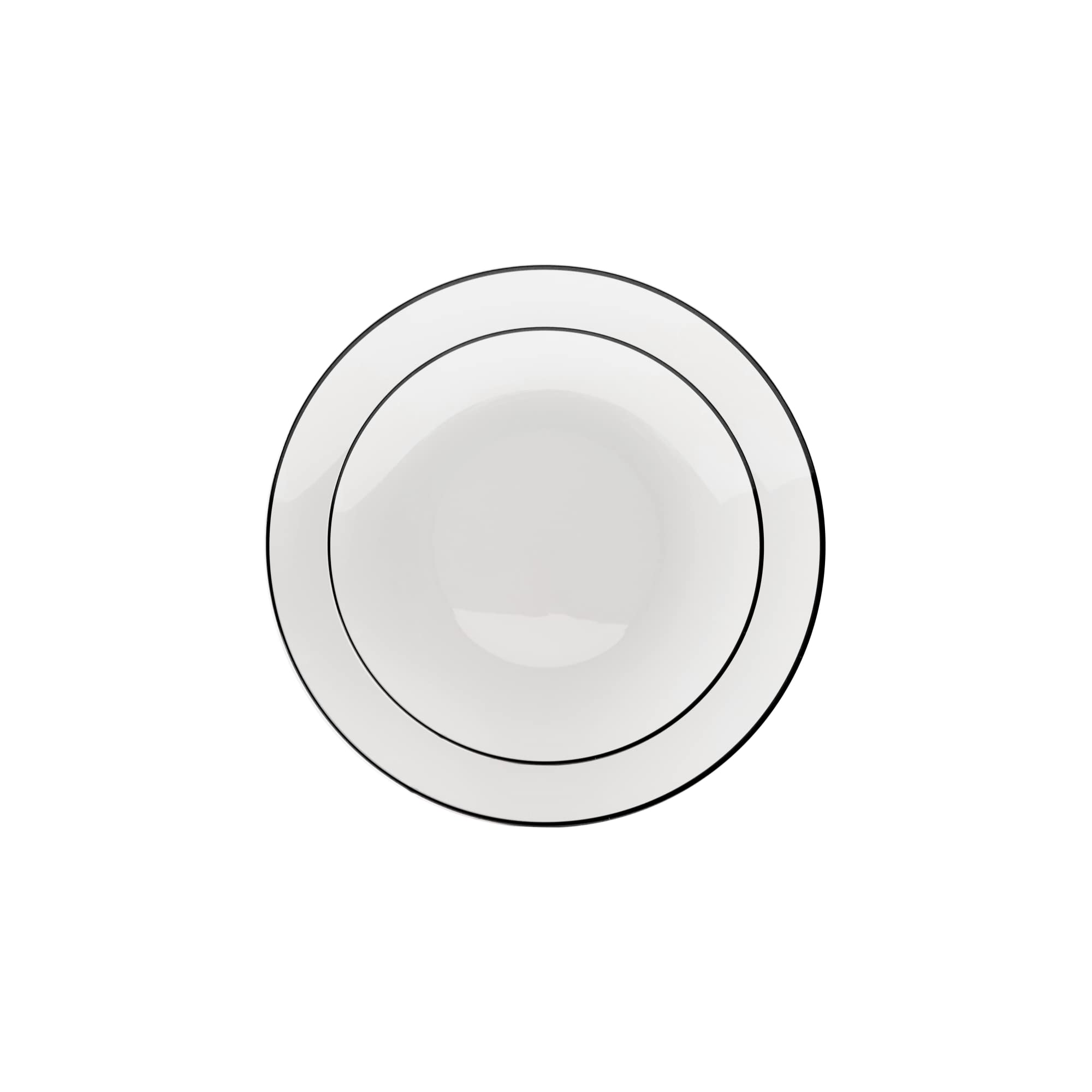 Trendables 40-Piece White Plastic Dinnerware Set with Plates & Cutlery - Durable Disposable Tableware for Parties, Picnics, BBQs, and Events