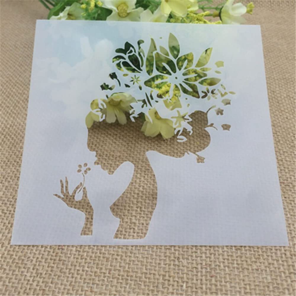 KAIZKING 1 Pack DIY Scrapbooking Stencils for Women - Layering Templates for Photo Albums, Embossing, Paper Cards & Craft Projects | Perfect for Scrapbook Decorations, Greeting Cards, and Handmade Art Journals