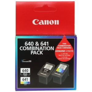 Canon PG640CL641CP Ink Cartridge Combo - 1 x PG640 Black & 1 x CL641 Color - High-Quality Printing for Home & Office Use
