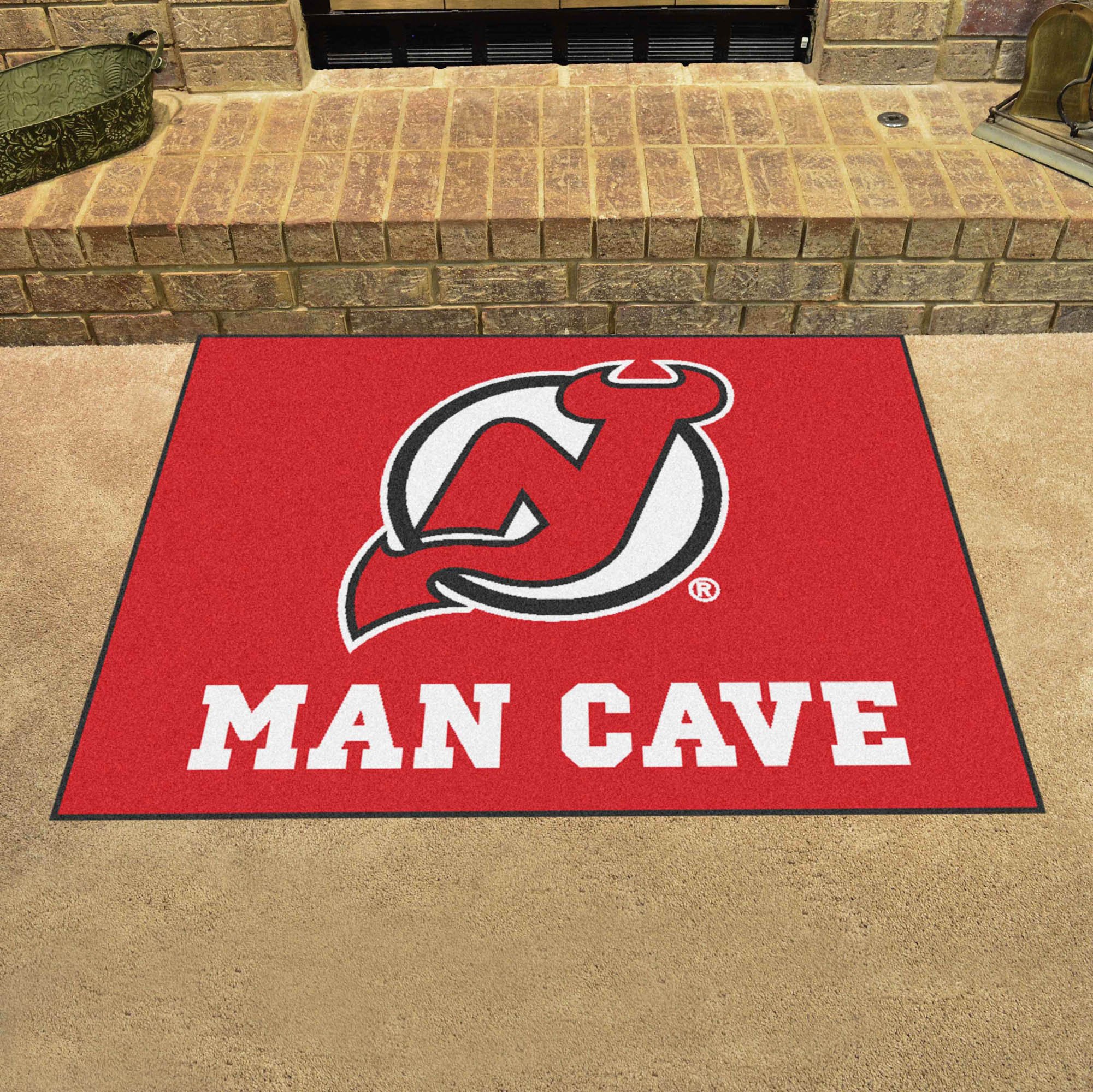 FANMATS MLB Men's Man Cave All-Star Baseball Rug - Perfect for Game Room, Sports Bar & Fan Cave Decor
