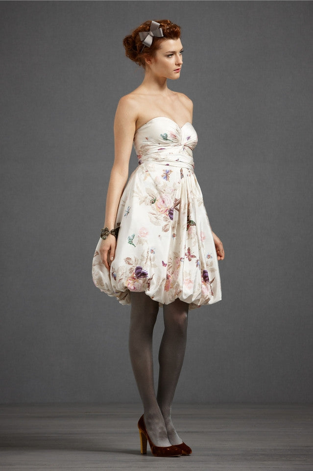 BHLDN Twirled Sweetheart Dress with Butterfly Details - Elegant Wedding Gown for Brides, Bridesmaids & Formal Events