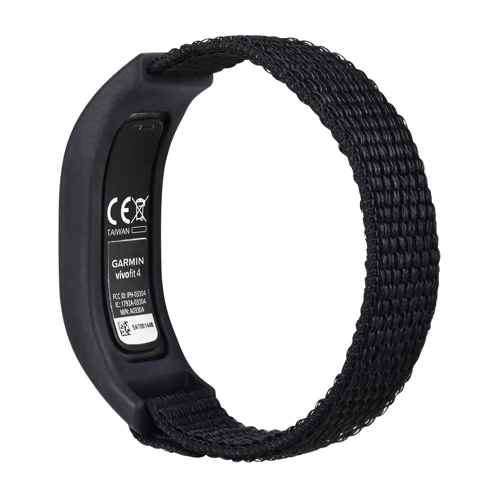 Premium Sport Mesh Nylon Replacement Bands for Garmin Vivofit 4 Fitness Tracker - Breathable Adjustable Wristband for Running, Swimming & Outdoor Activities