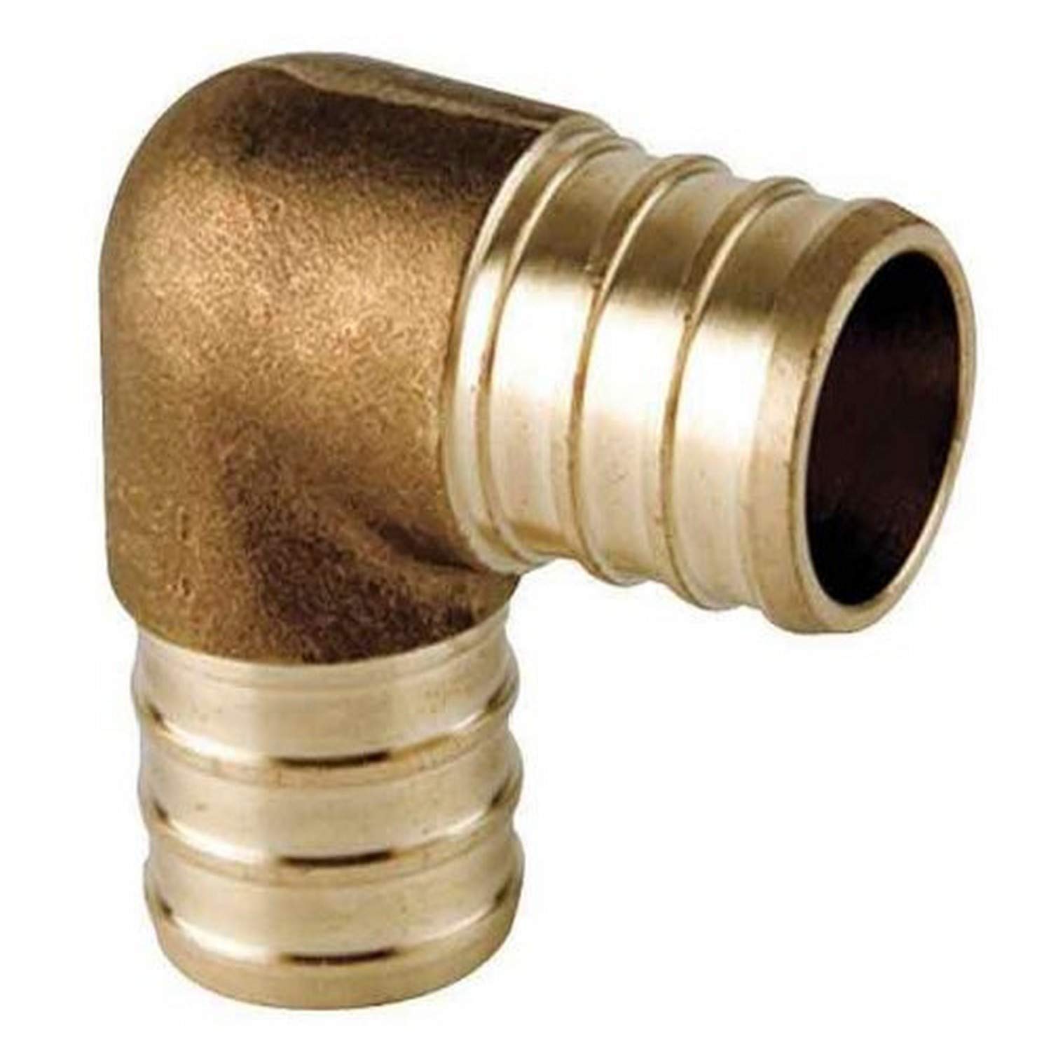 Viega 46944 PureFlow Zero Lead Brass PEX Crimp Elbow 3/4-Inch - 250 Pack for Plumbing, HVAC, and Water Supply Systems