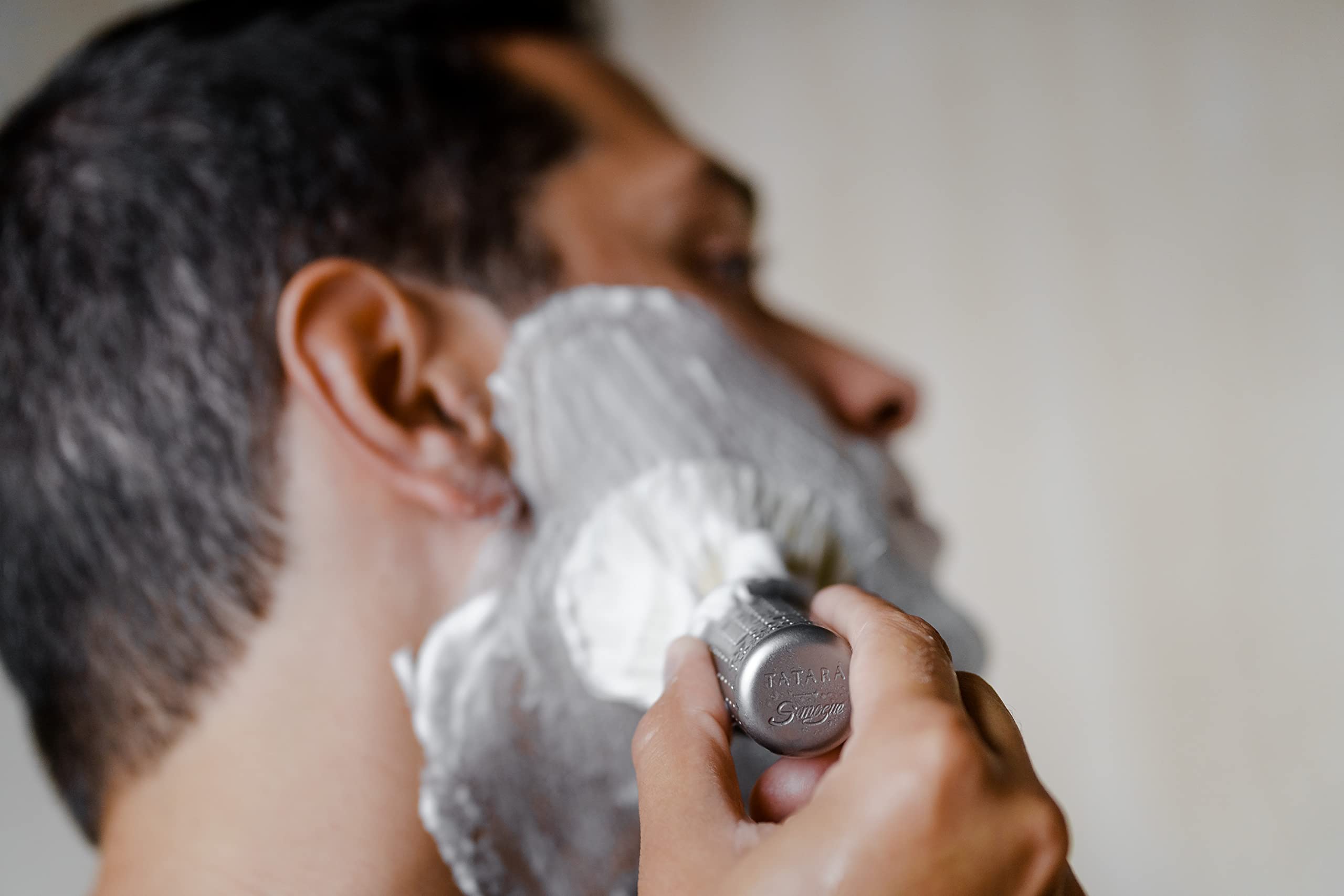Premium Tatara Masamune Shaving Brush - Finest Badger Hair & Stainless Steel Handle - Eco-Friendly Classic Wet Shaving Tool for Men - Perfect for Daily Grooming & Luxury Shaving Kits