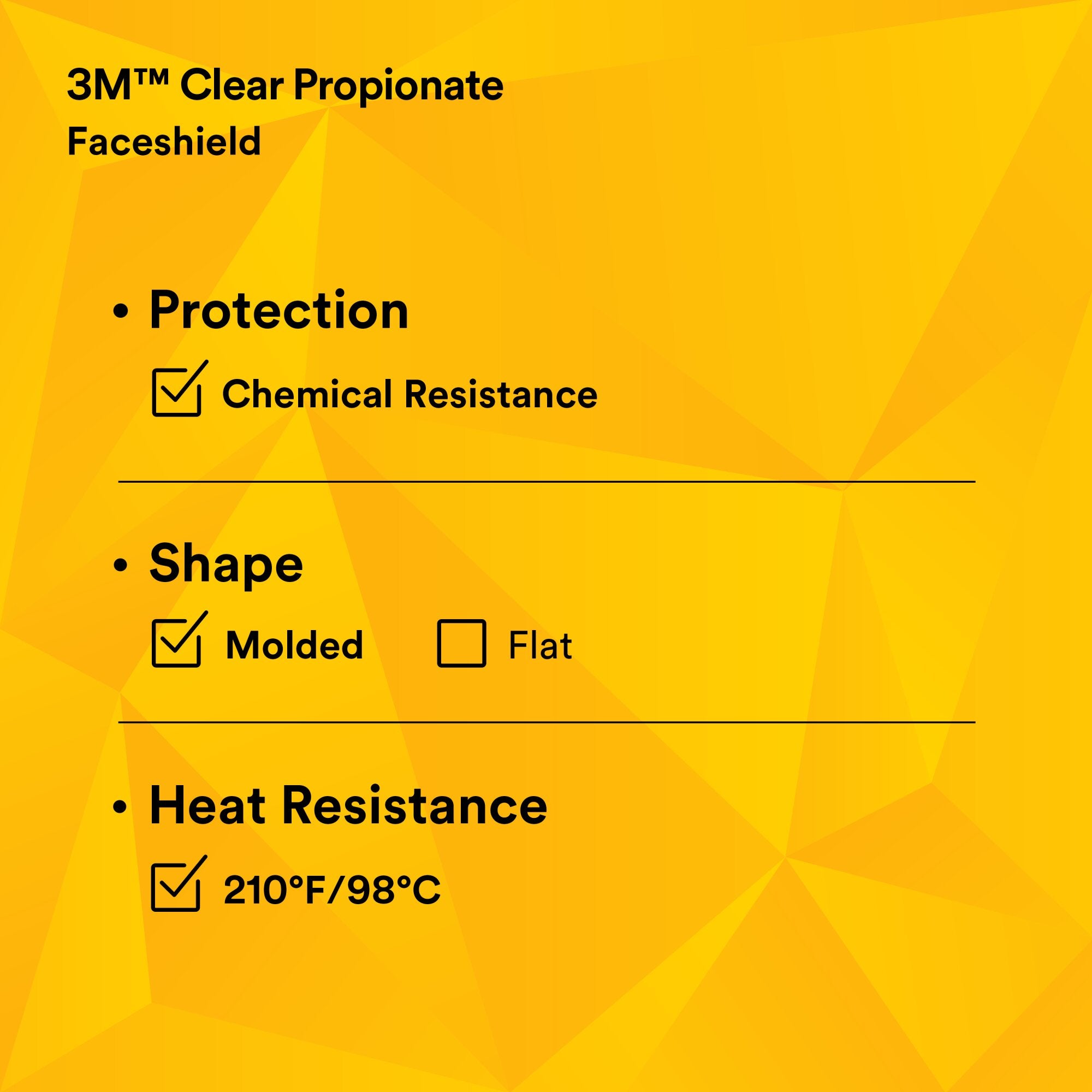 3M Clear Propionate Faceshield W96 (82700-00000) - Molded Safety Face Shield for Construction, Woodworking & Industrial Use - Impact Resistant Eye Protection for DIY Projects & Workplace Safety