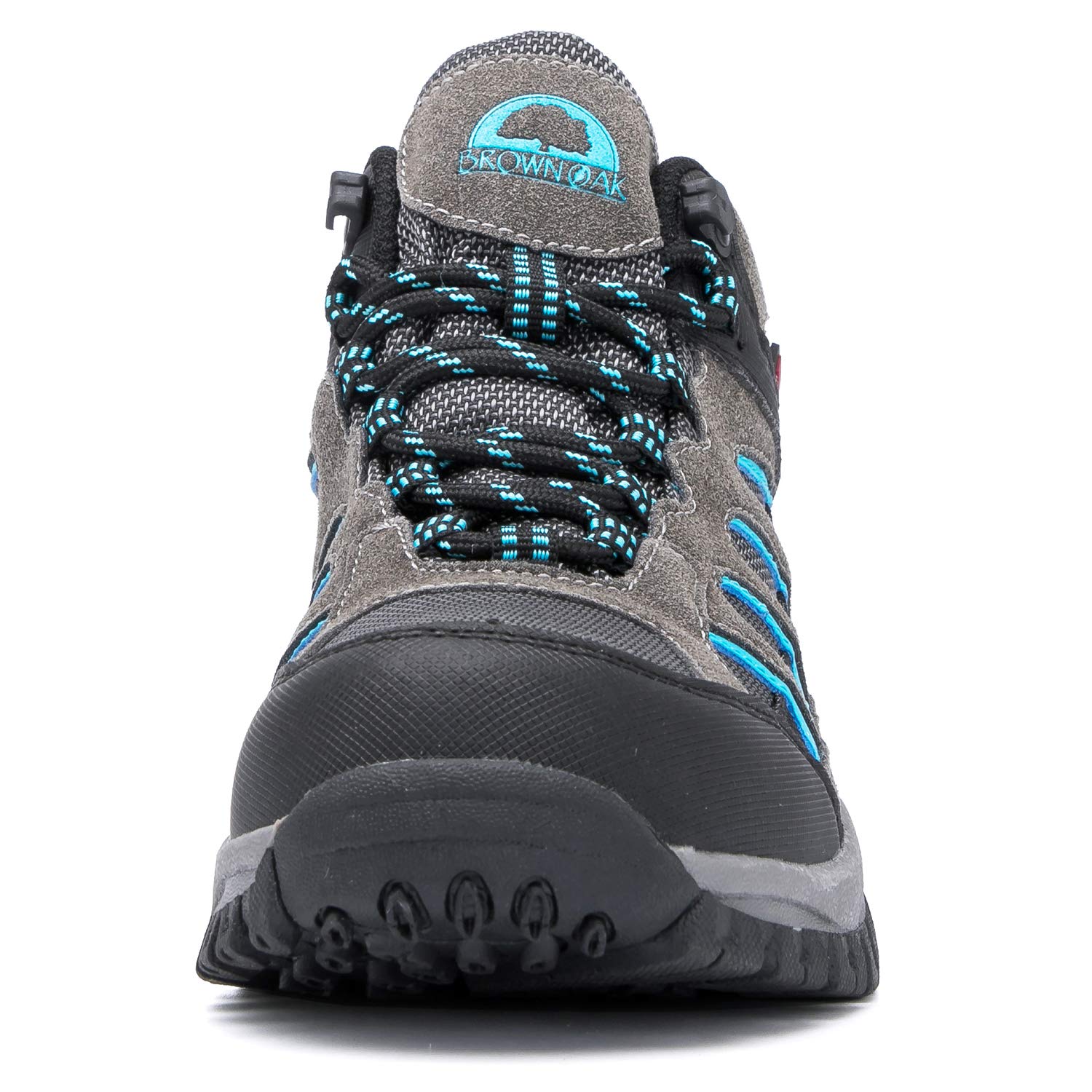 Women's Waterproof Hiking Boots - Brown Oak Outdoor Trekking & Camping Shoes for Backpacking, Work & Casual Wear | Durable & Comfortable for All-Day Adventures