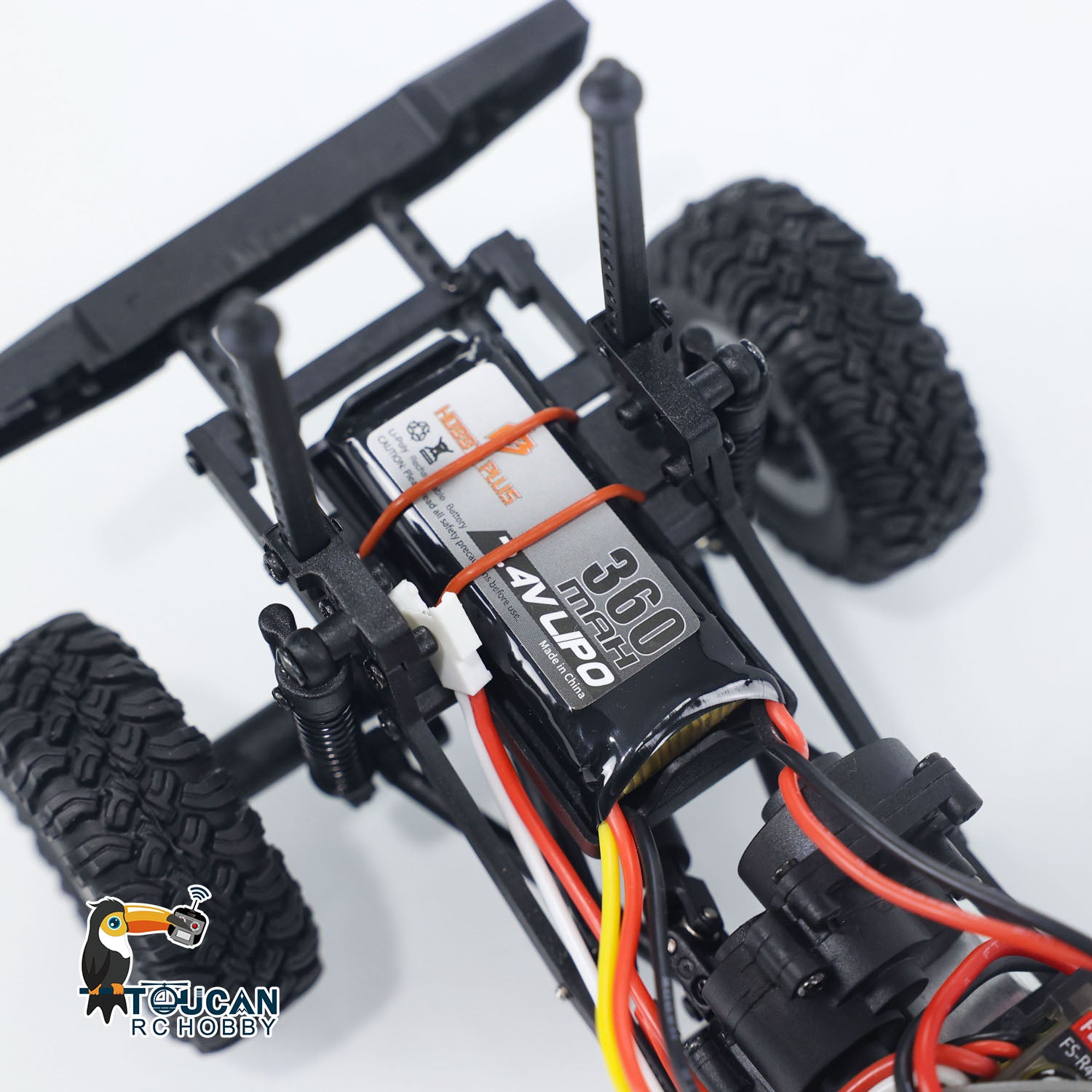 1:24 Scale 4WD 4x4 2.4Ghz RC Rock Crawler Car - Mini Remote Control Off-Road Vehicle with ESC Servo Motor for DIY Model Building | Perfect for Indoor/Outdoor Crawling, Backyard Adventures & RC Hobbyists