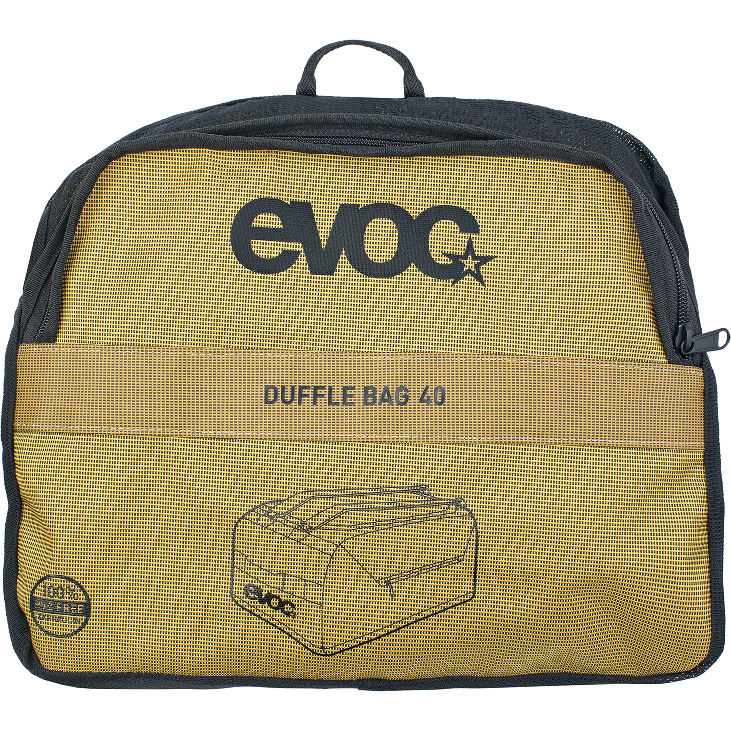 EVOC Duffle Bag - Small Size Waterproof Travel Duffel Bag for Gym, Sports, Camping & Weekend Getaways