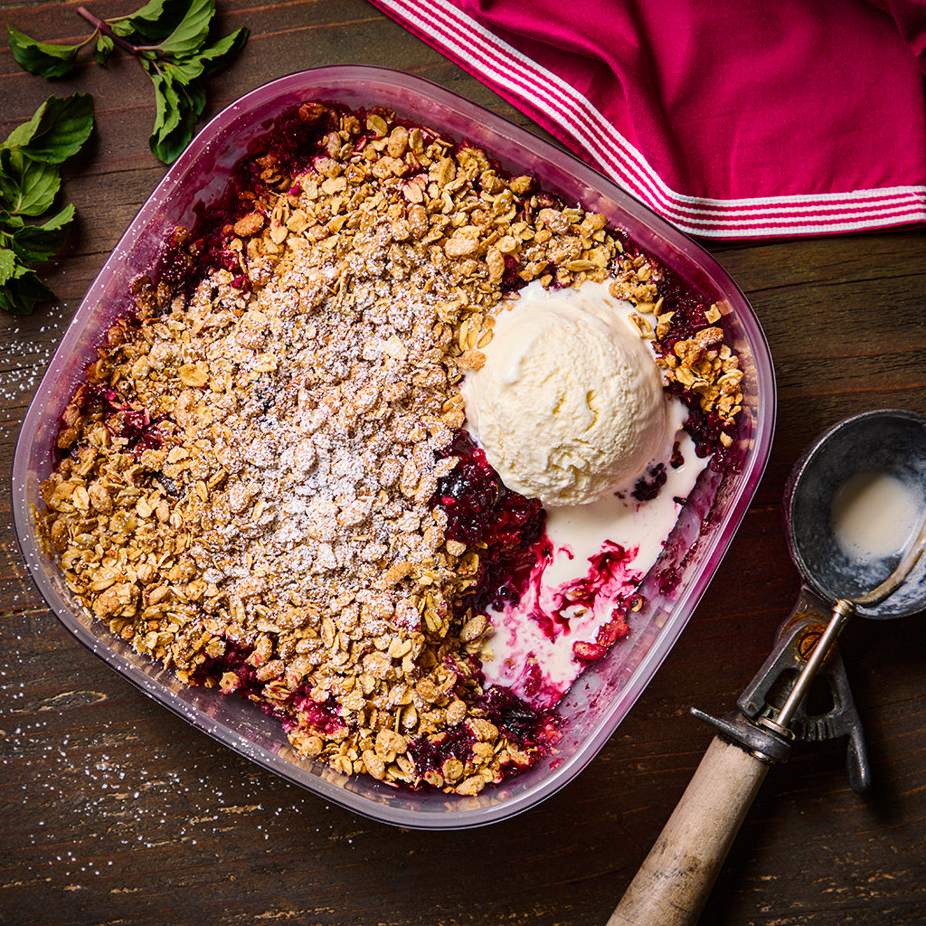Delicious Mixed Berry Crisp - Easy Shortcut Recipe for Quick Desserts | Perfect for Parties, Holidays & Family Gatherings