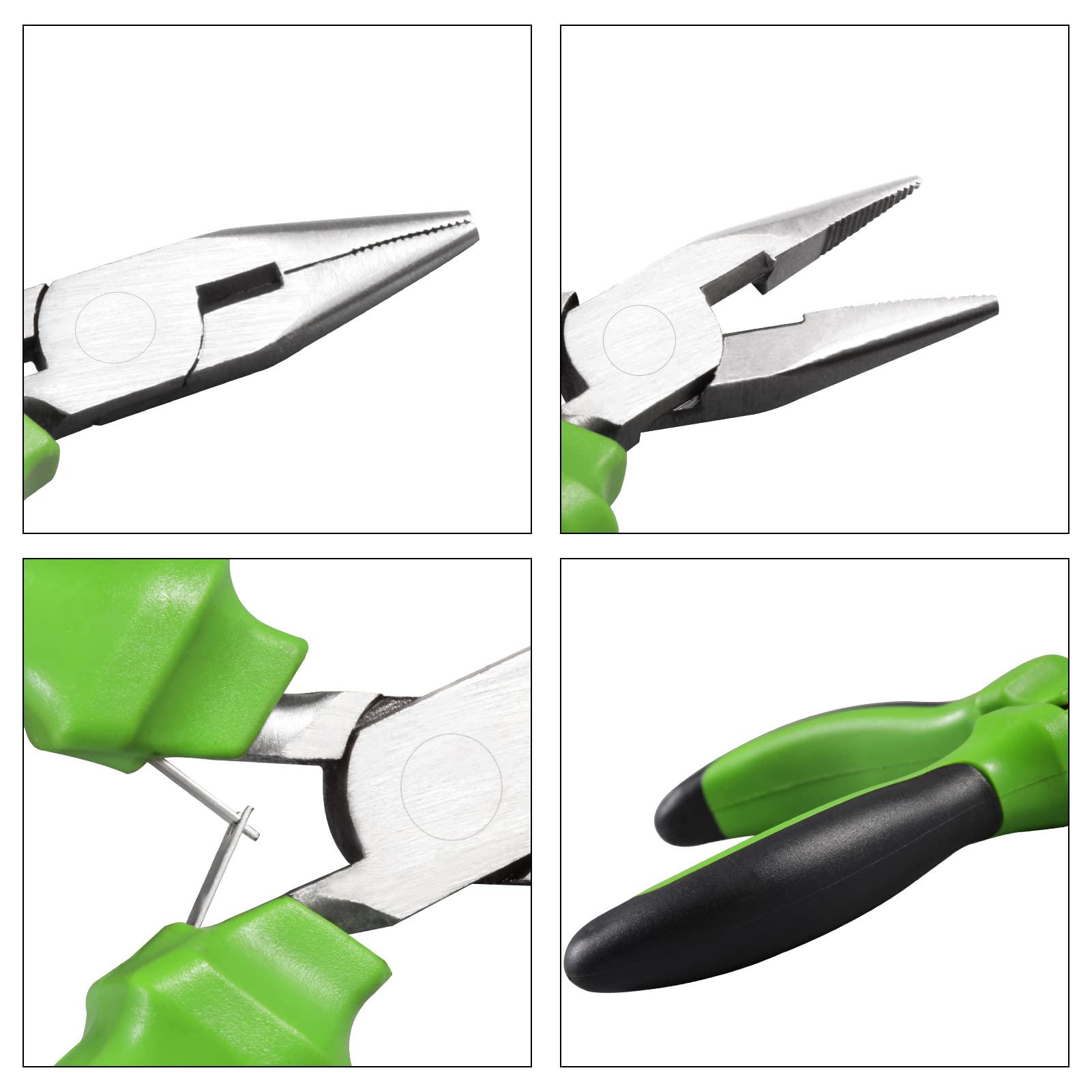 4.5 Inch Mini Long Nose Pliers with Wire Cutter - Precision Jewelry Making & Handcraft Tool for Beading, Electronics Repair, DIY Projects | Durable Wire Cutting Pliers for Craftsmen & Hobbyists
