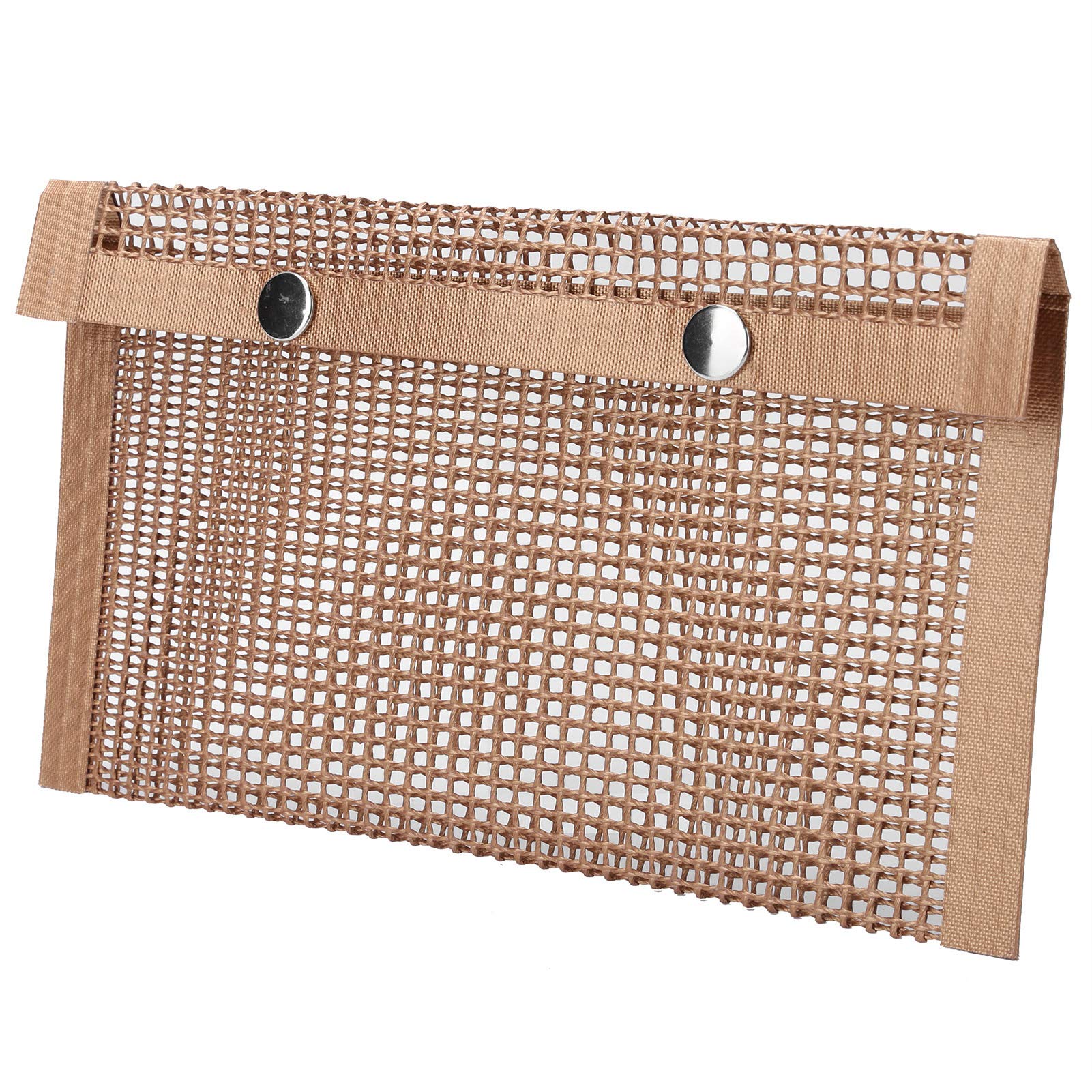 Non-Stick BBQ Grill Bag - Reusable Baking Mesh Bag for Charcoal & Gas Grills - Perfect for Baking Bread, Hot Dogs & Hamburgers - Ideal for Picnics, Camping & Backyard BBQs