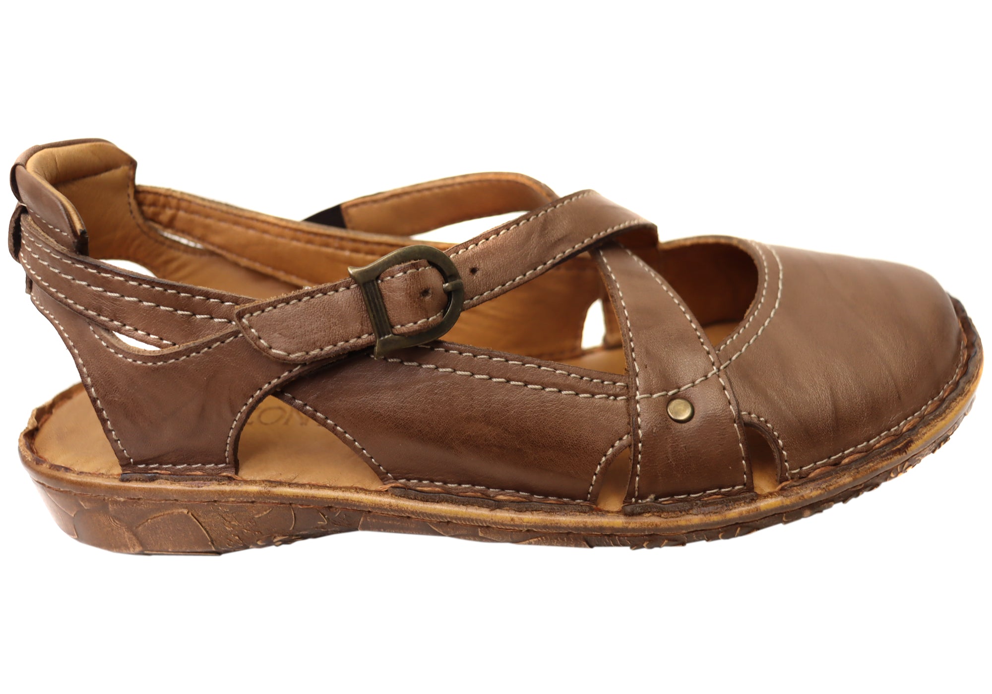 Orizonte Yona Women's Comfortable Leather Shoes for Walking & Work - European Style Casual & Dress Footwear for Office, Travel & Daily Wear