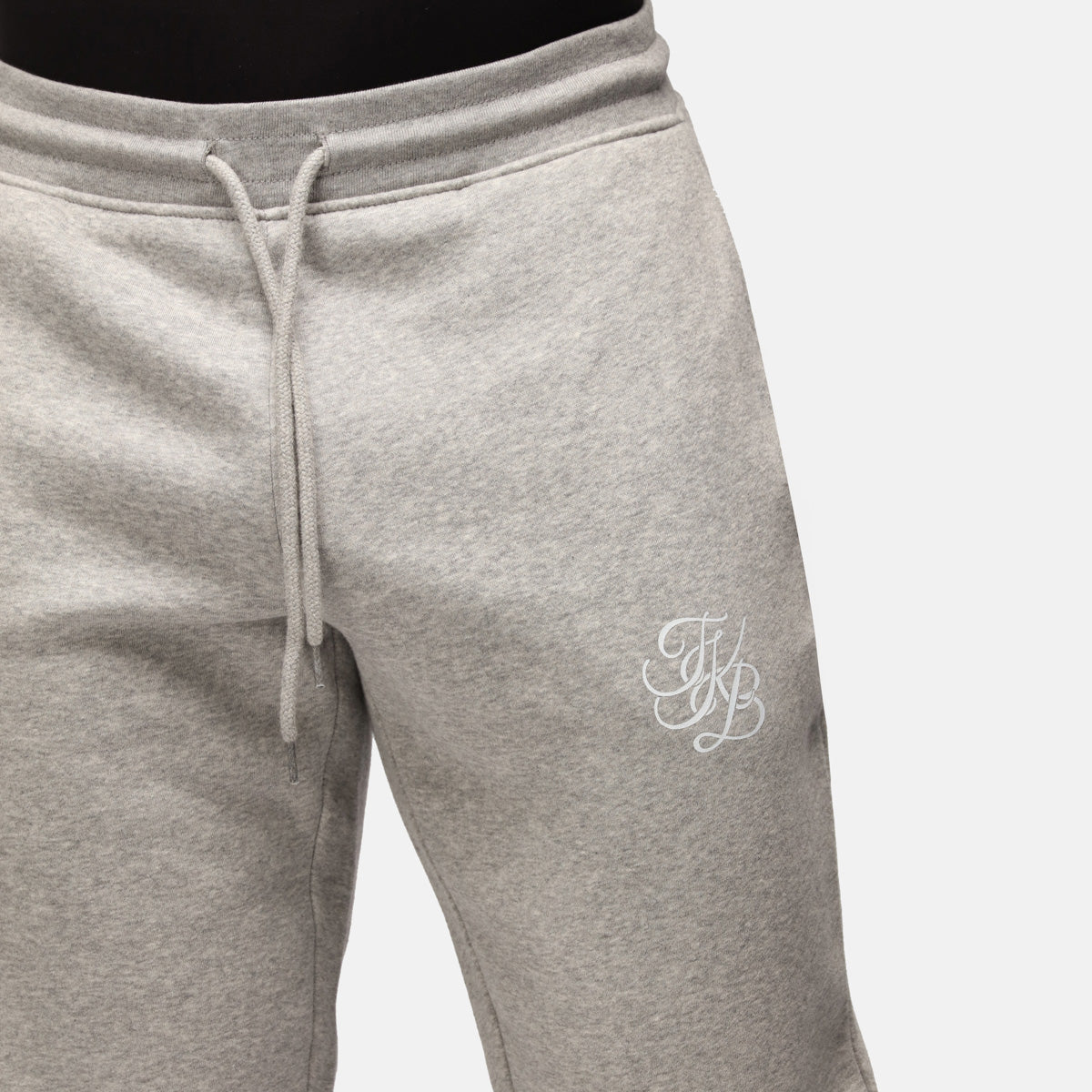 Premium TKB Men's Grey Organic Cotton Joggers - Comfortable Lounge Pants for Home, Gym & Casual Wear