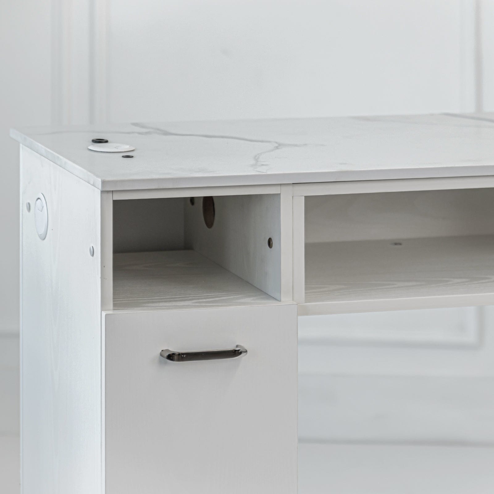 AVIGNON Professional Manicure Table Extender - Adjustable Nail Salon Workstation for Pedicures & Gel Extensions - Perfect for Home & Salon Use