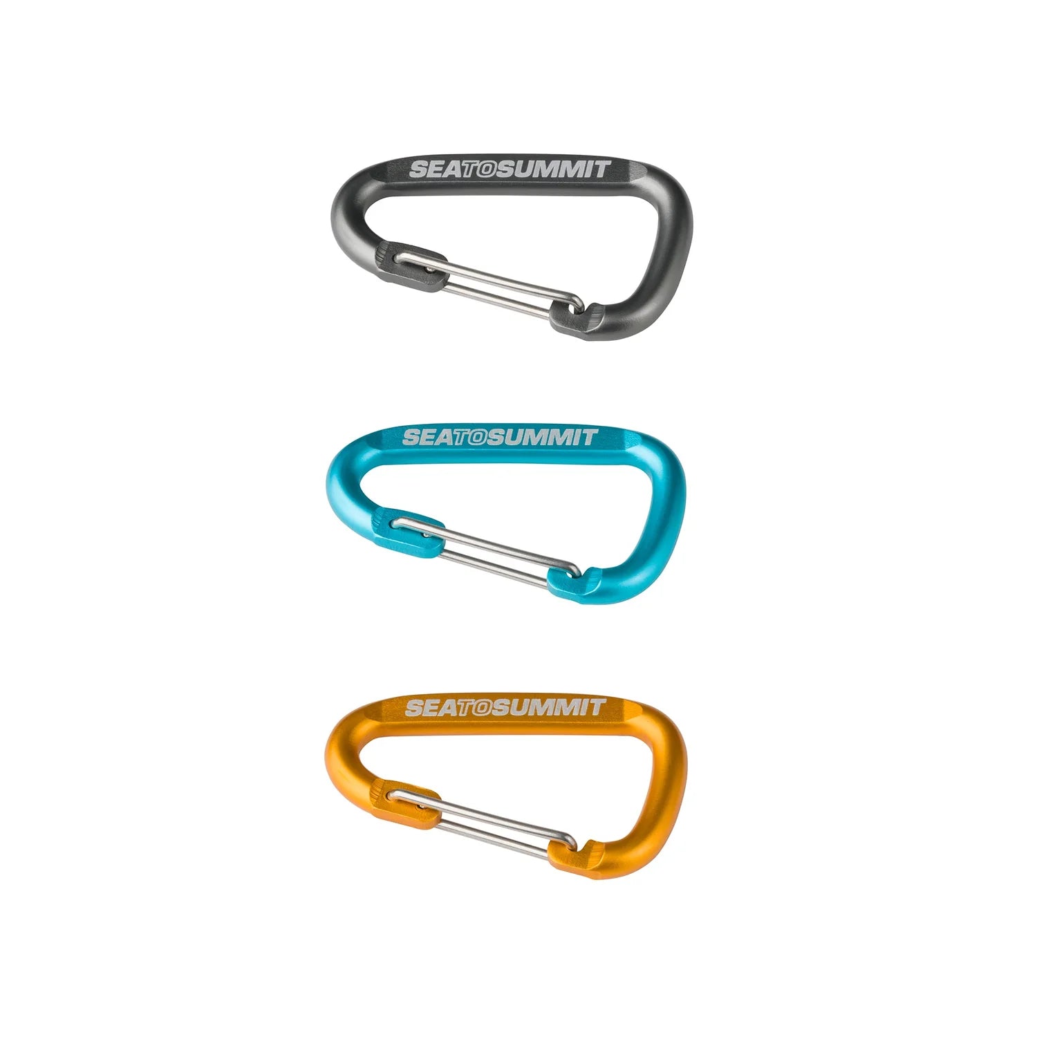 Premium Carabiner Clip Set - Heavy Duty Stainless Steel Keychain Hooks for Outdoor Gear, Keys & Backpacks - Ideal for Hiking, Camping & Everyday Use